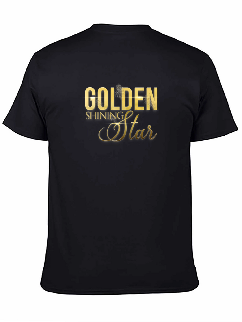 Golden Shining Star Graphic T-Shirt