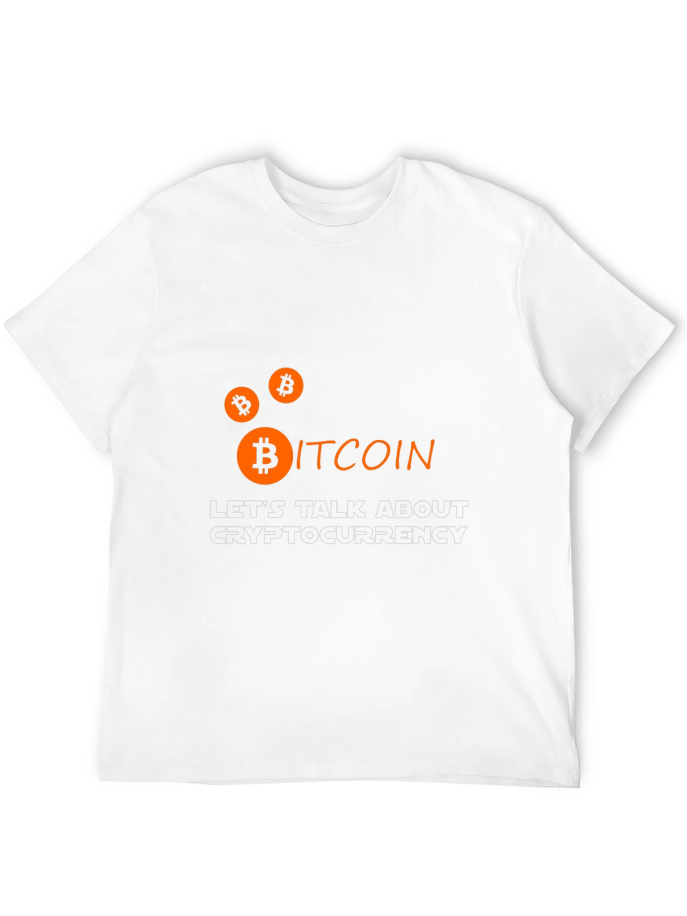 Bitcoin Cryptocurrency Graphic Tee - Black
