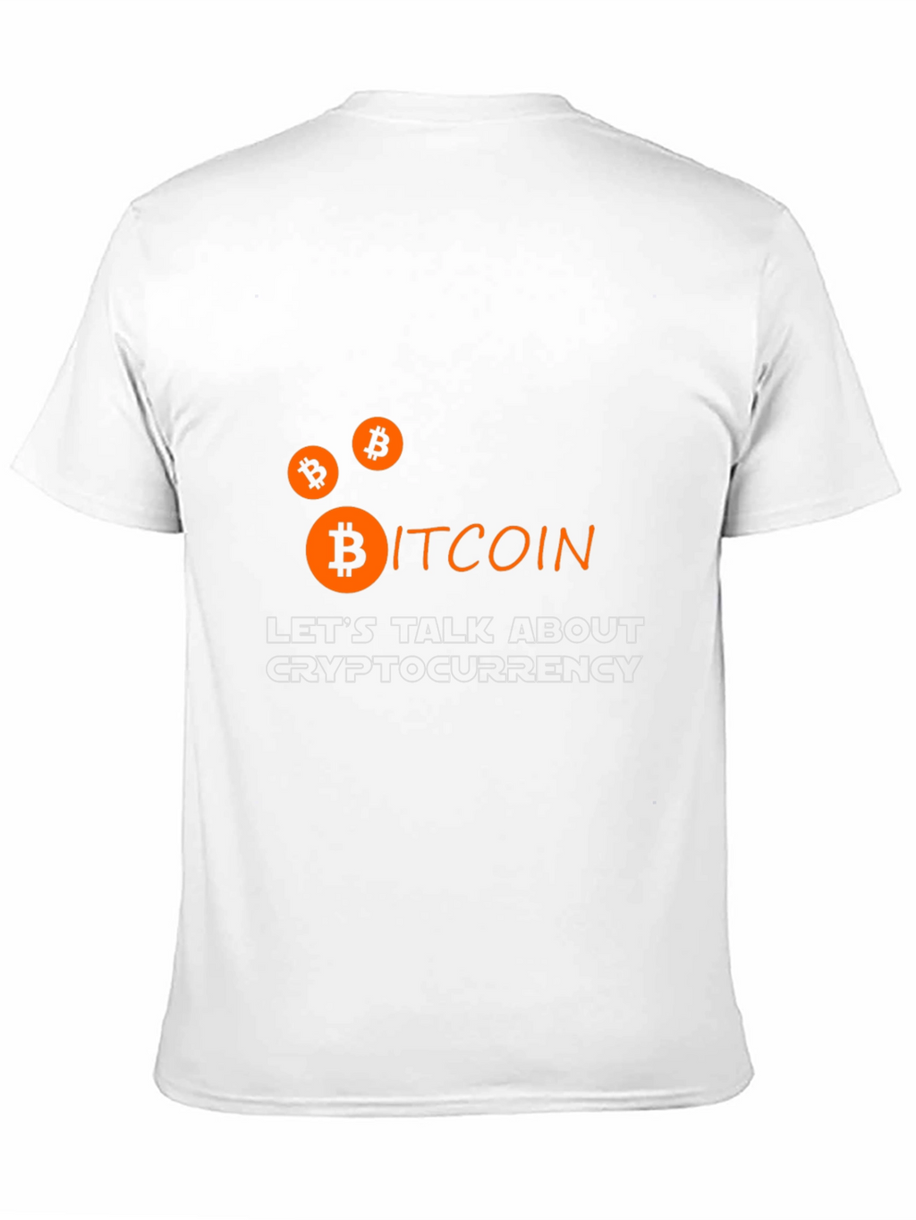 Bitcoin Cryptocurrency Graphic Tee - Black