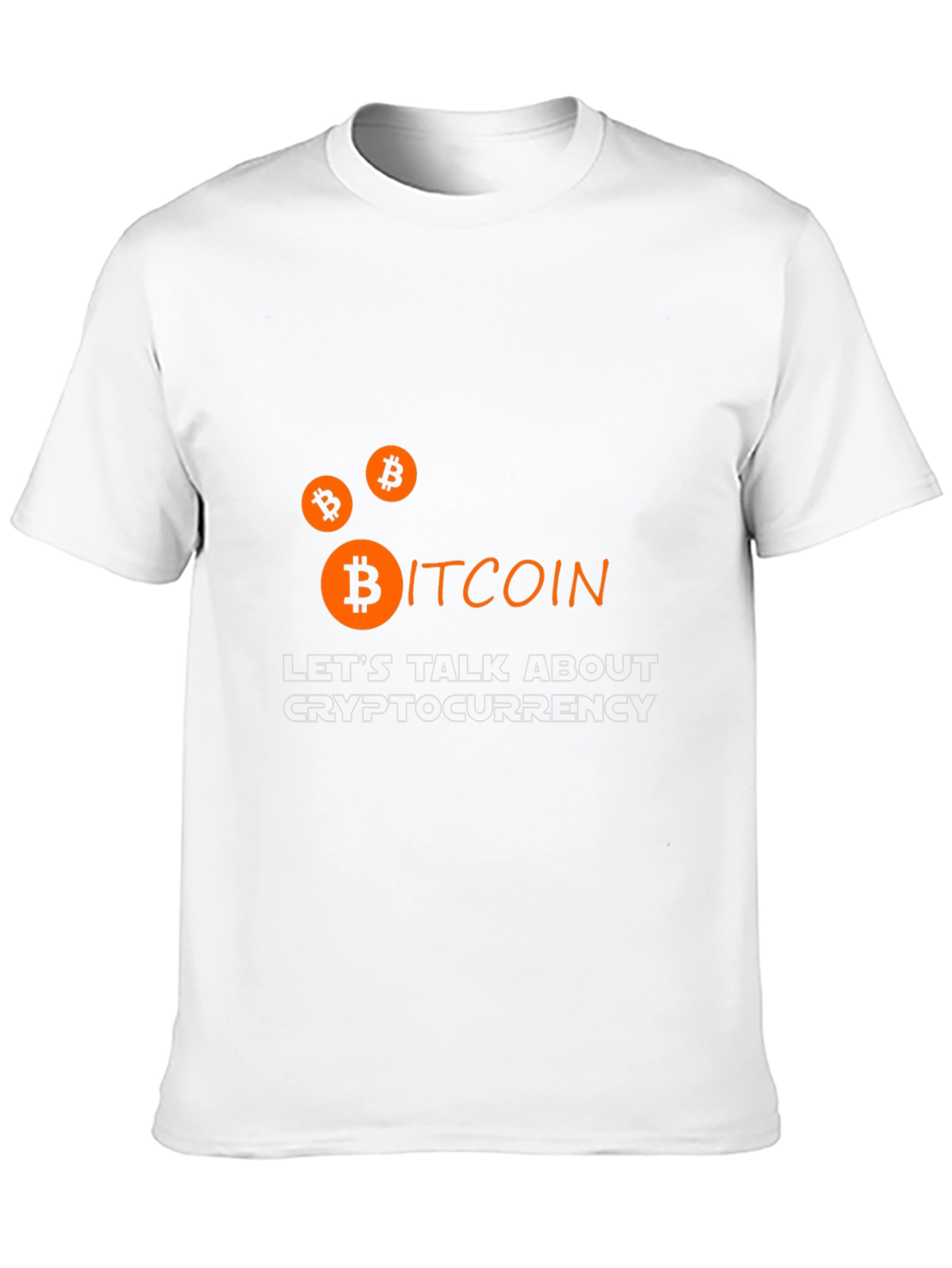Bitcoin Cryptocurrency Graphic Tee - Black