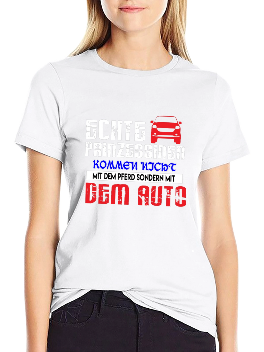Echte Prinzessinen Car Graphic T-Shirt