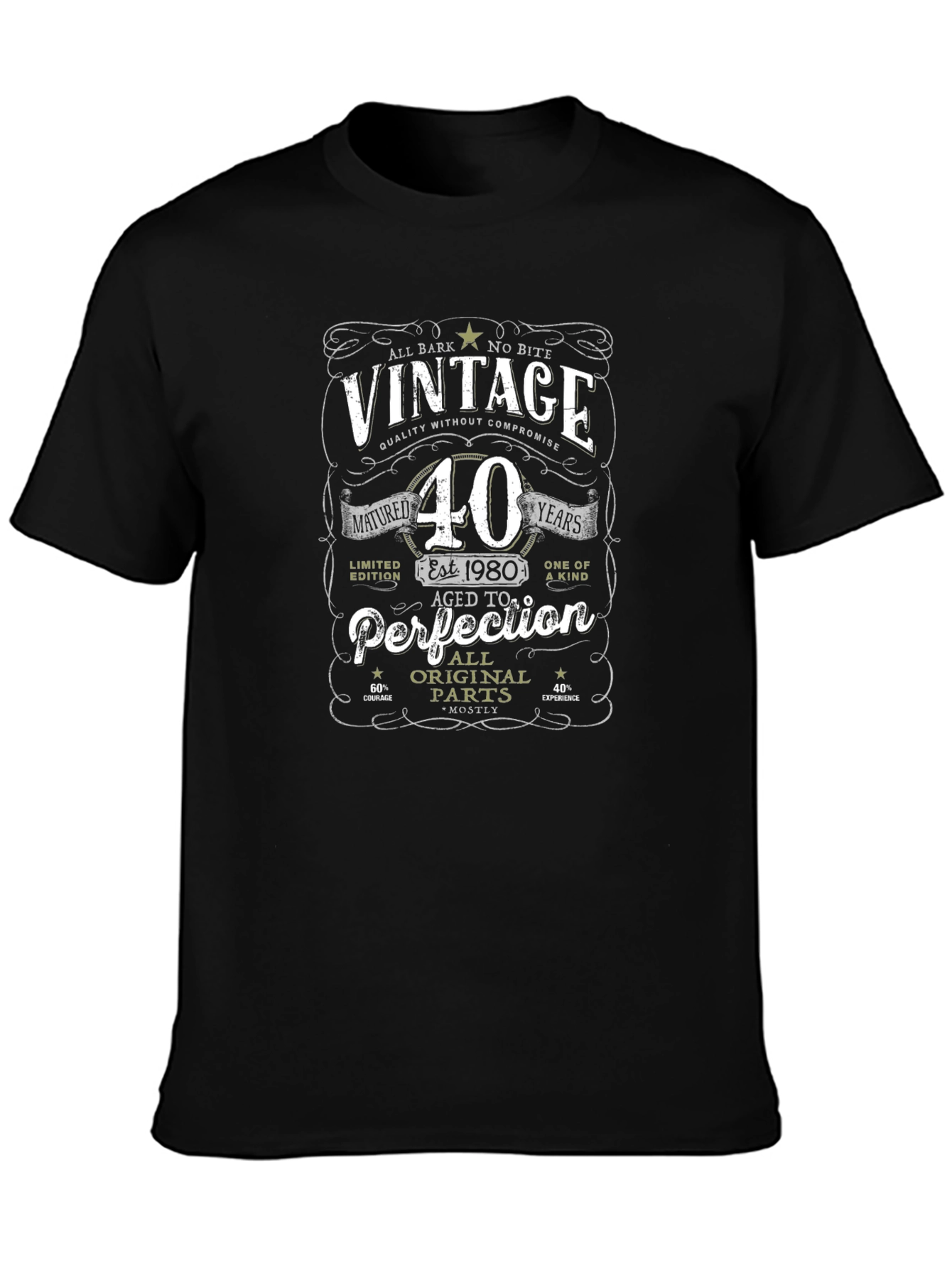 Vintage 1980 40th Birthday T-Shirt