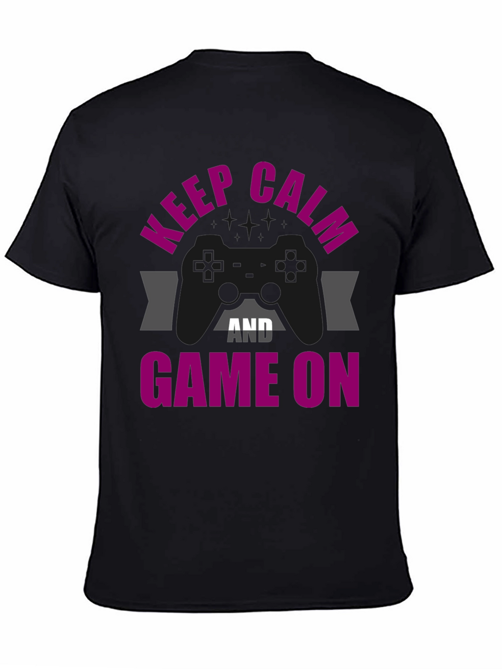 Keep Calm & Game On Graphic T-Shirt