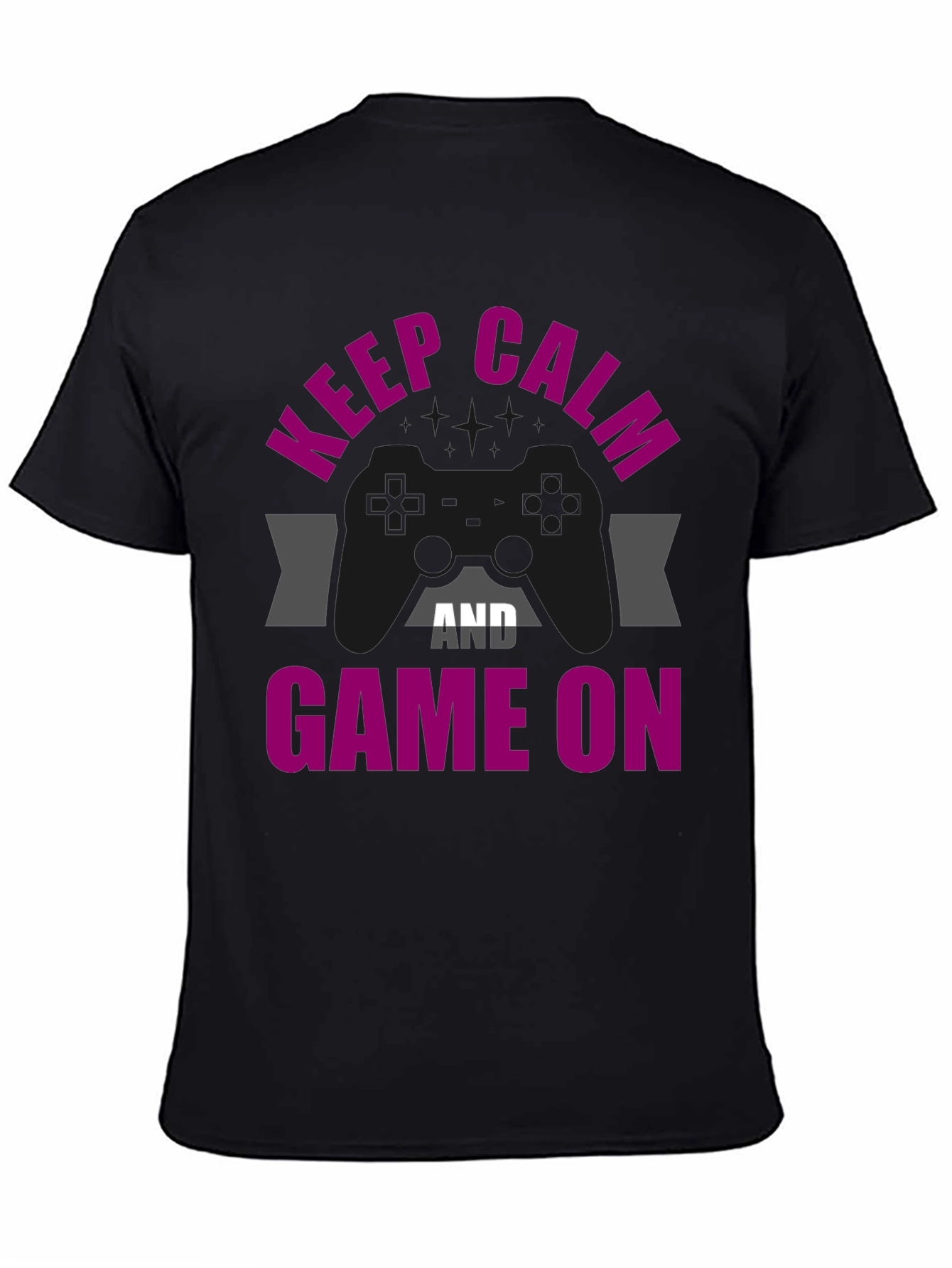 Keep Calm & Game On Graphic T-Shirt