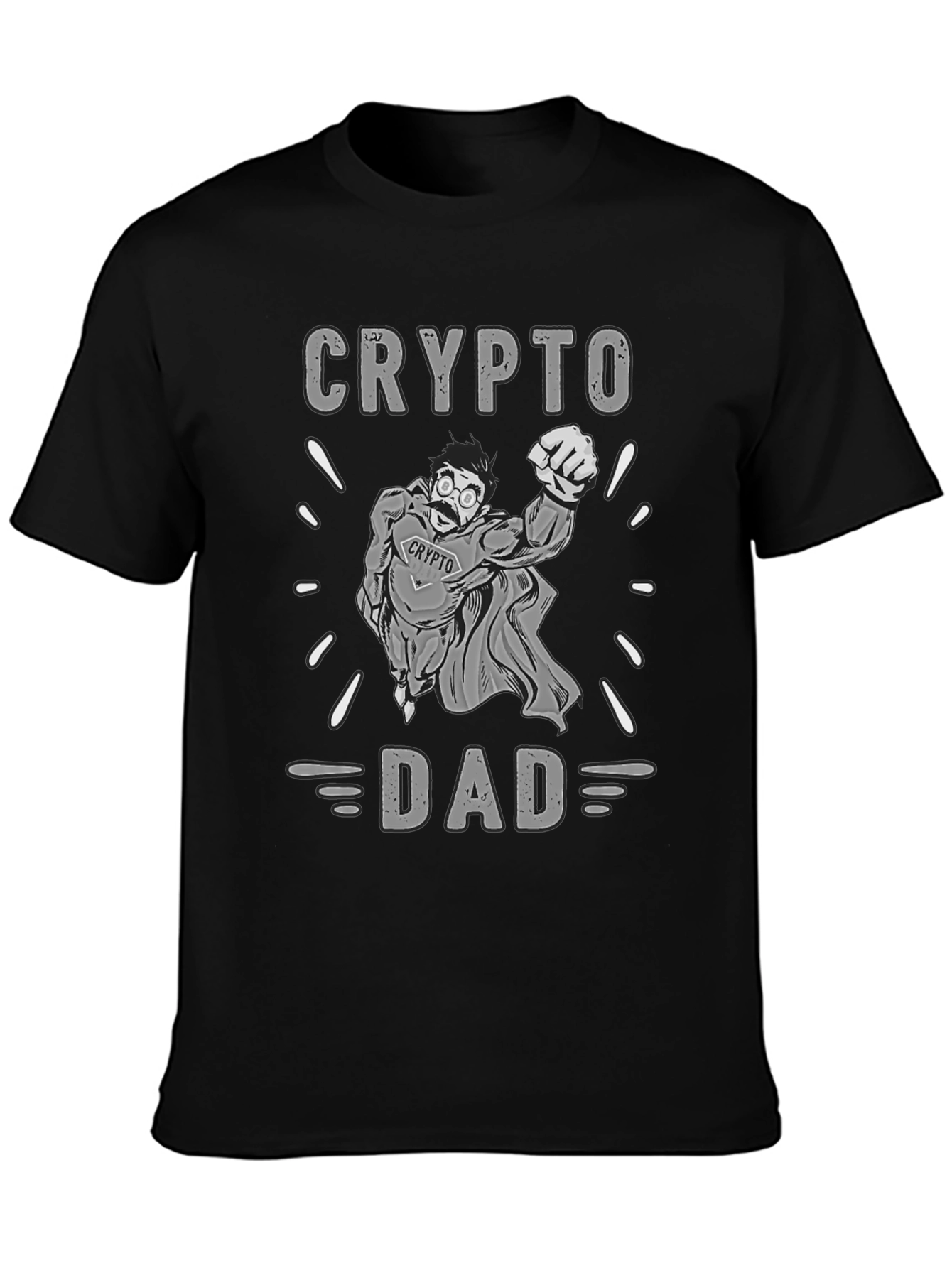 Crypto Dad T-Shirt - Bitcoin Lover Gift
