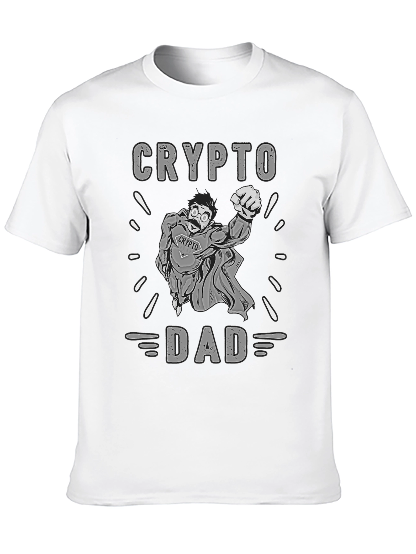 Crypto Dad T-Shirt - Bitcoin Lover Gift
