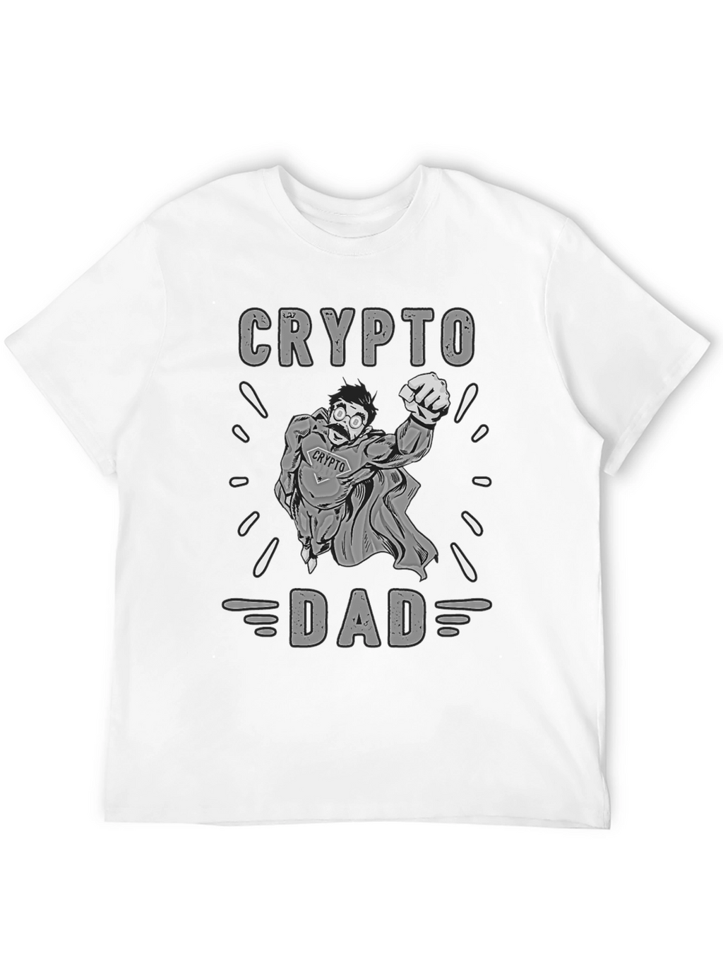 Crypto Dad T-Shirt - Bitcoin Lover Gift