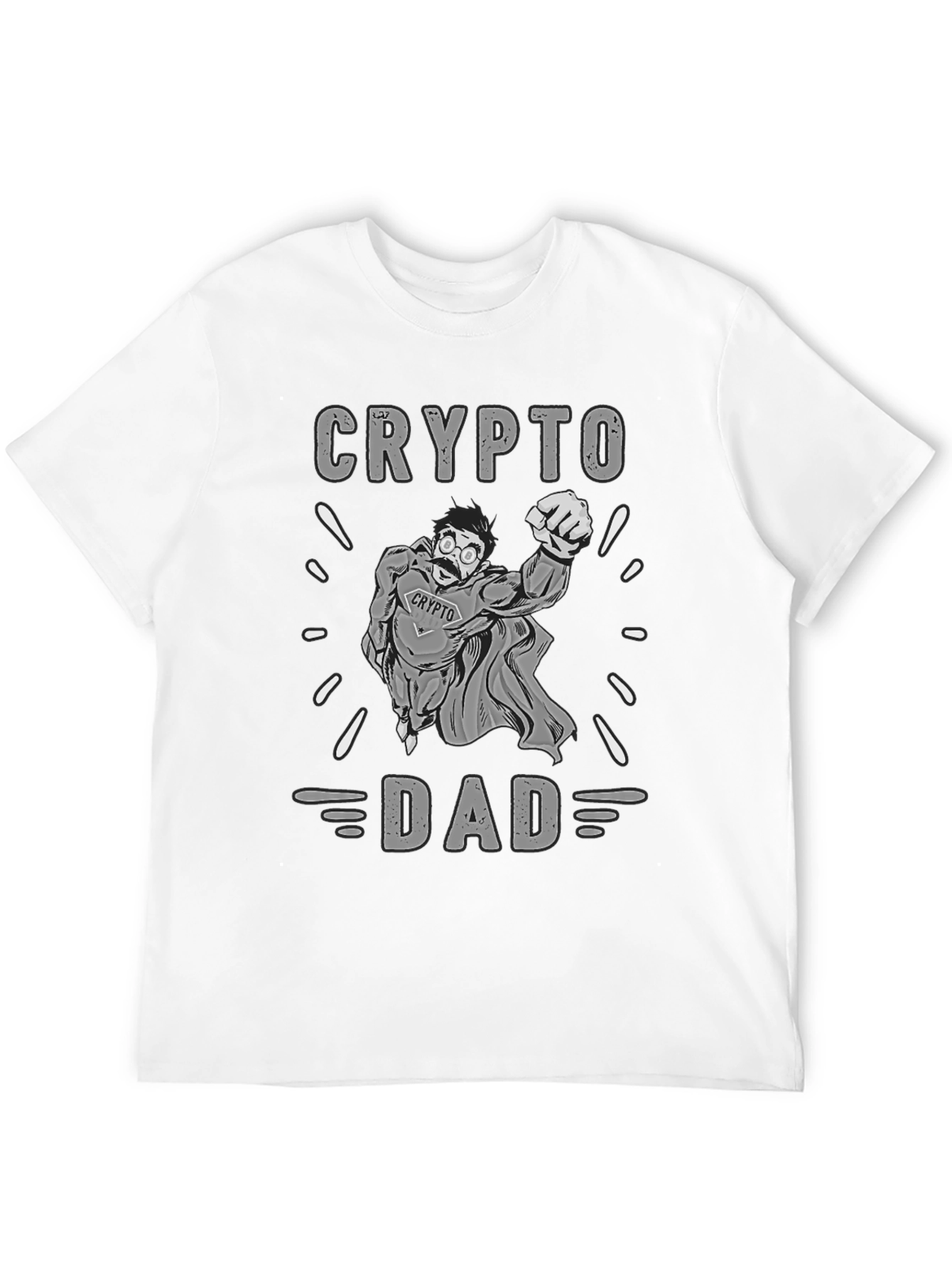 Crypto Dad T-Shirt - Bitcoin Lover Gift