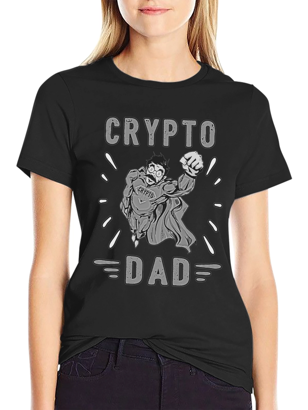 Crypto Dad T-Shirt - Bitcoin Lover Gift