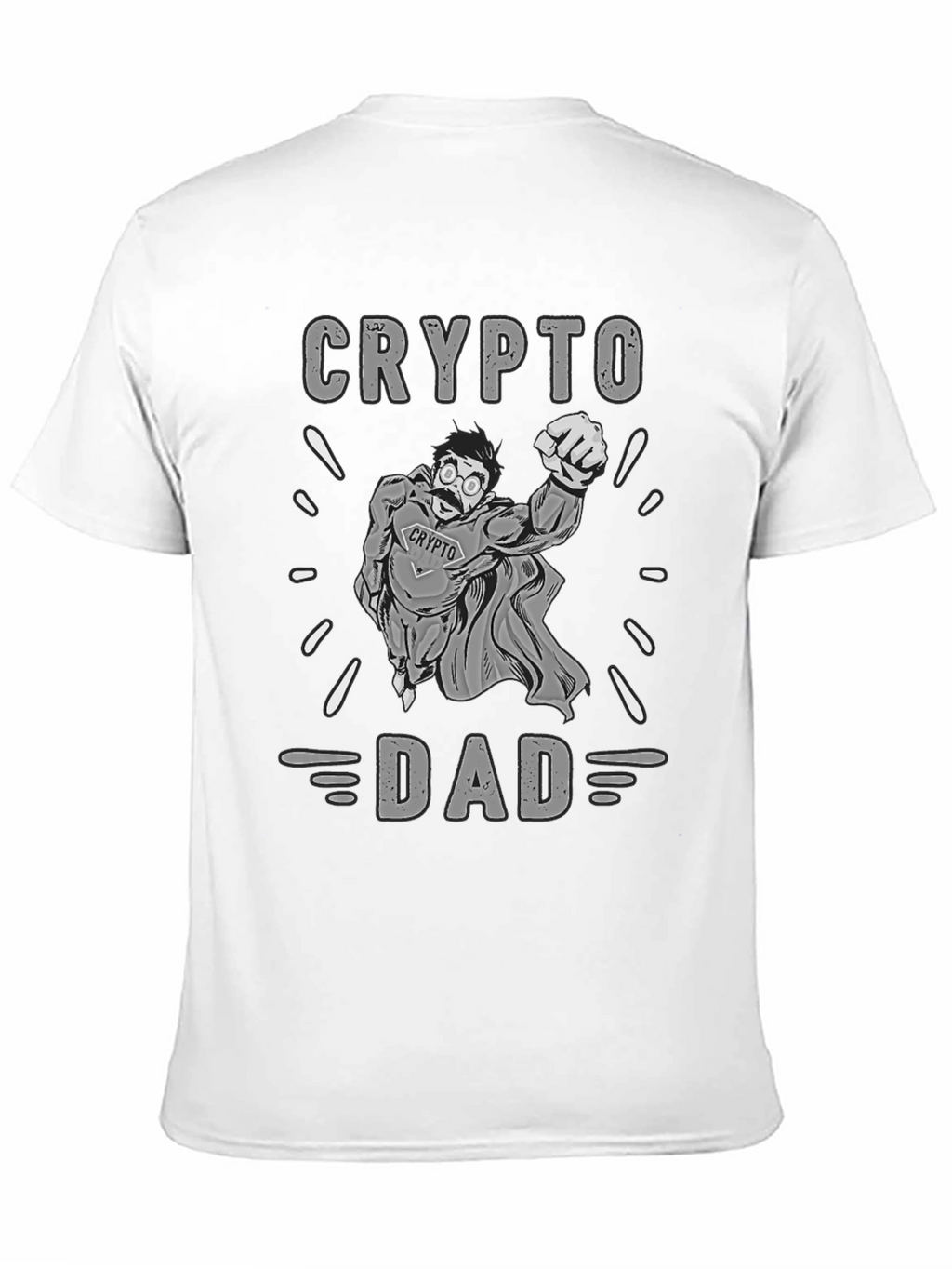 Crypto Dad T-Shirt - Bitcoin Lover Gift