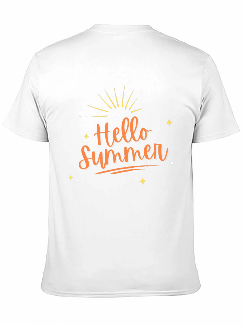 Hello Summer Black T-Shirt