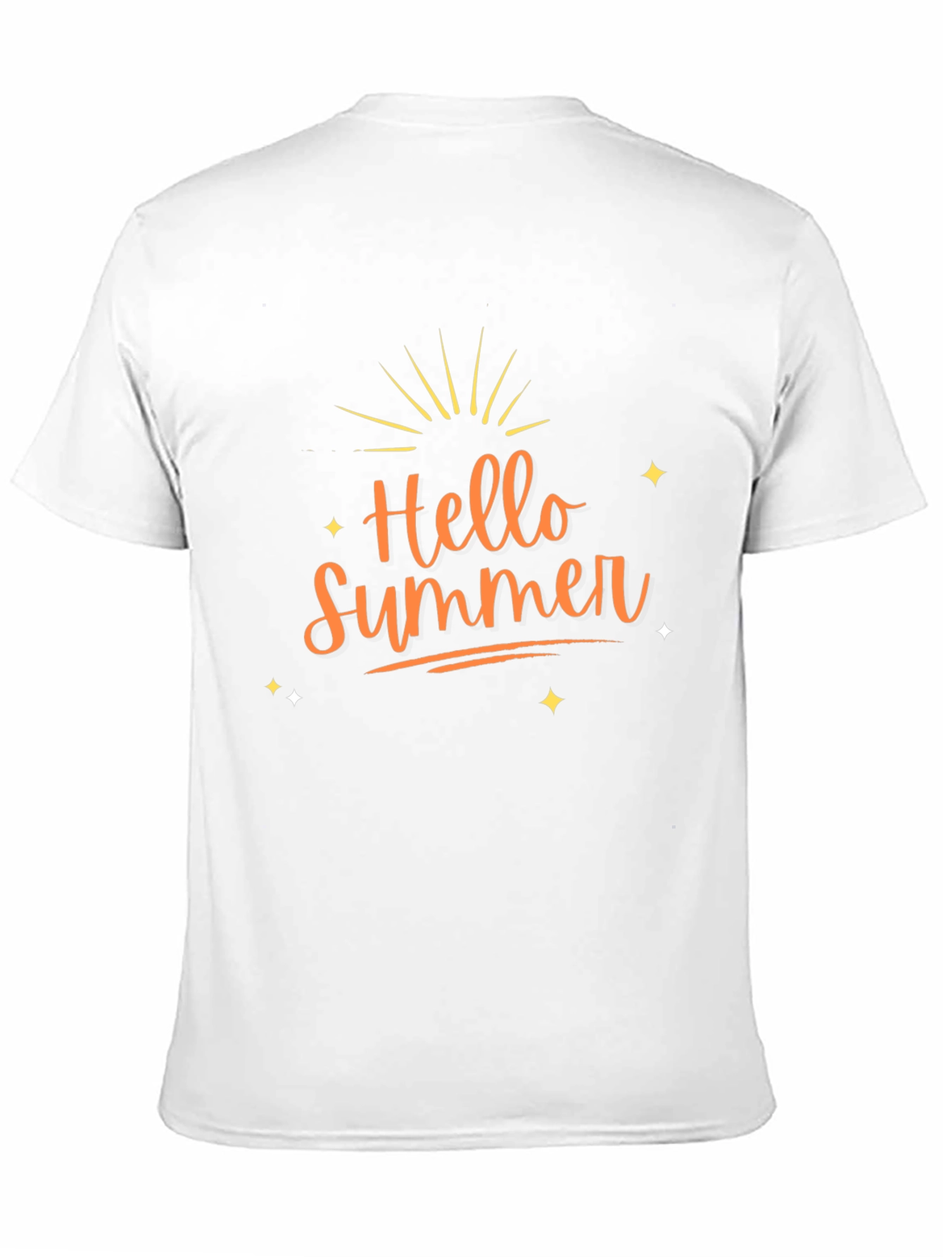 Hello Summer Black T-Shirt