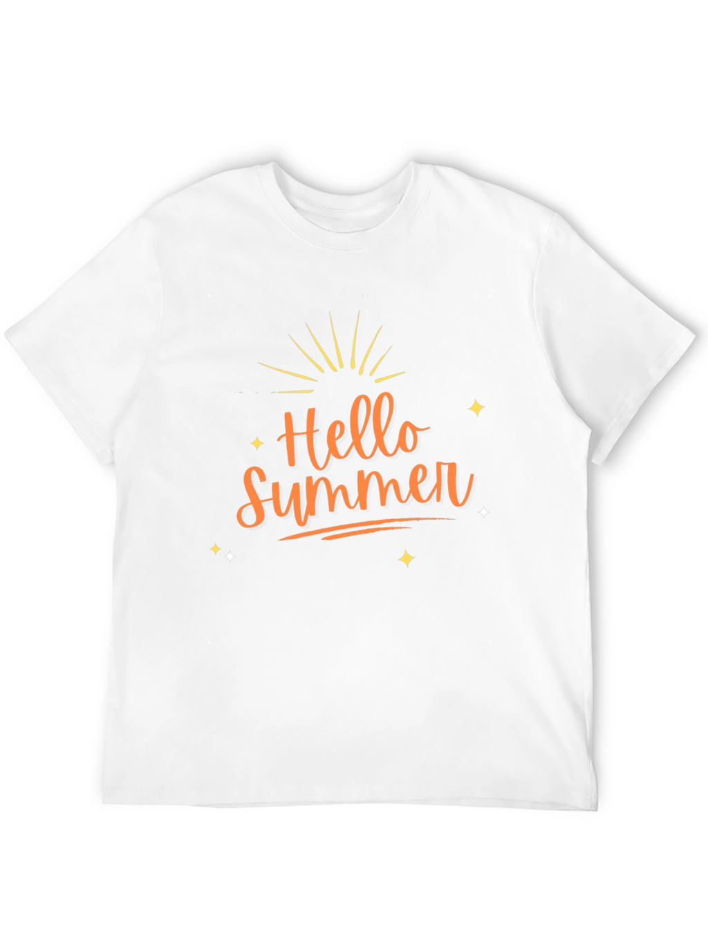 Hello Summer Black T-Shirt