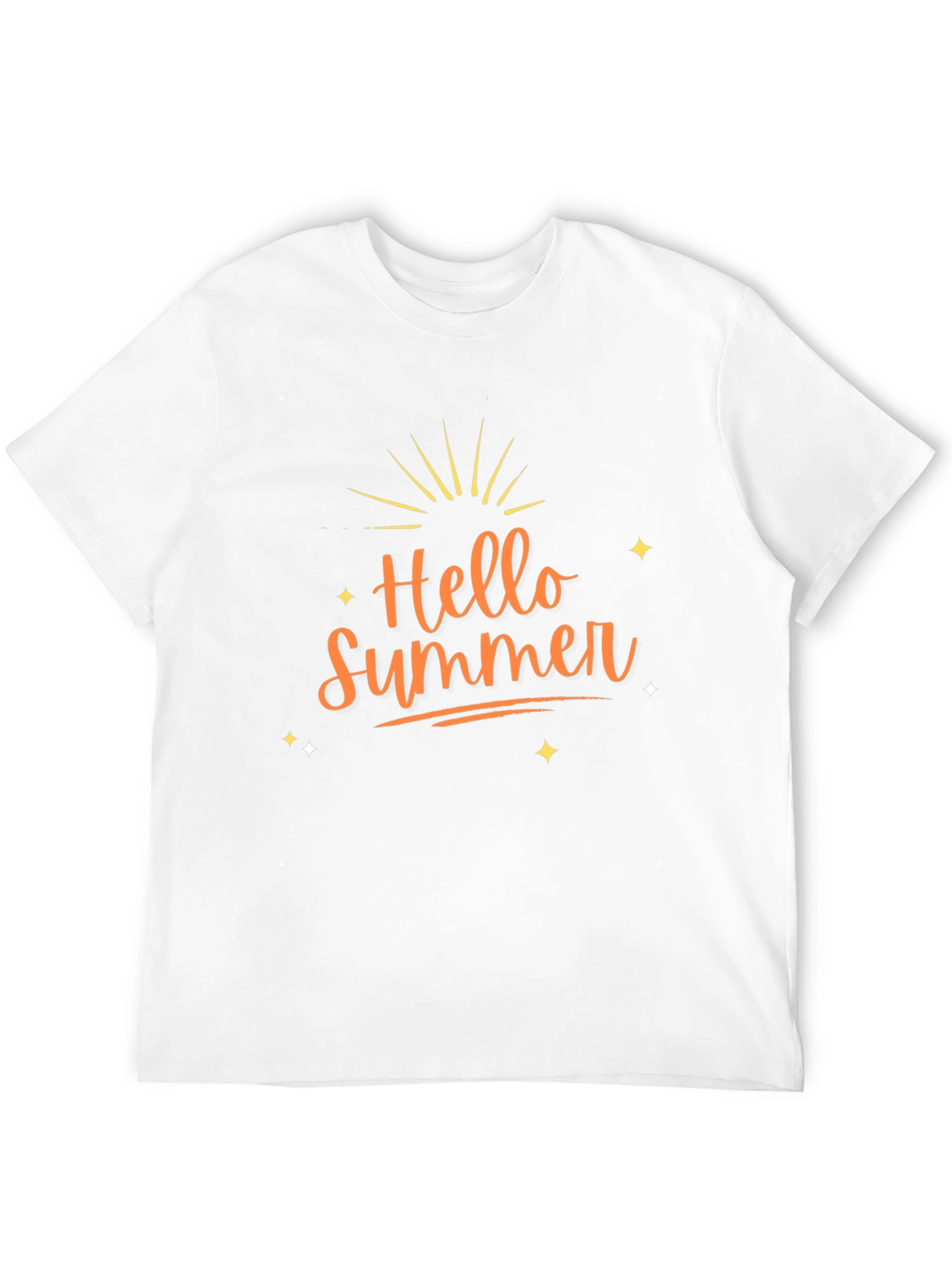 Hello Summer Black T-Shirt