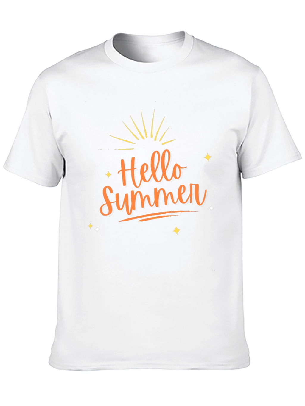 Hello Summer Black T-Shirt
