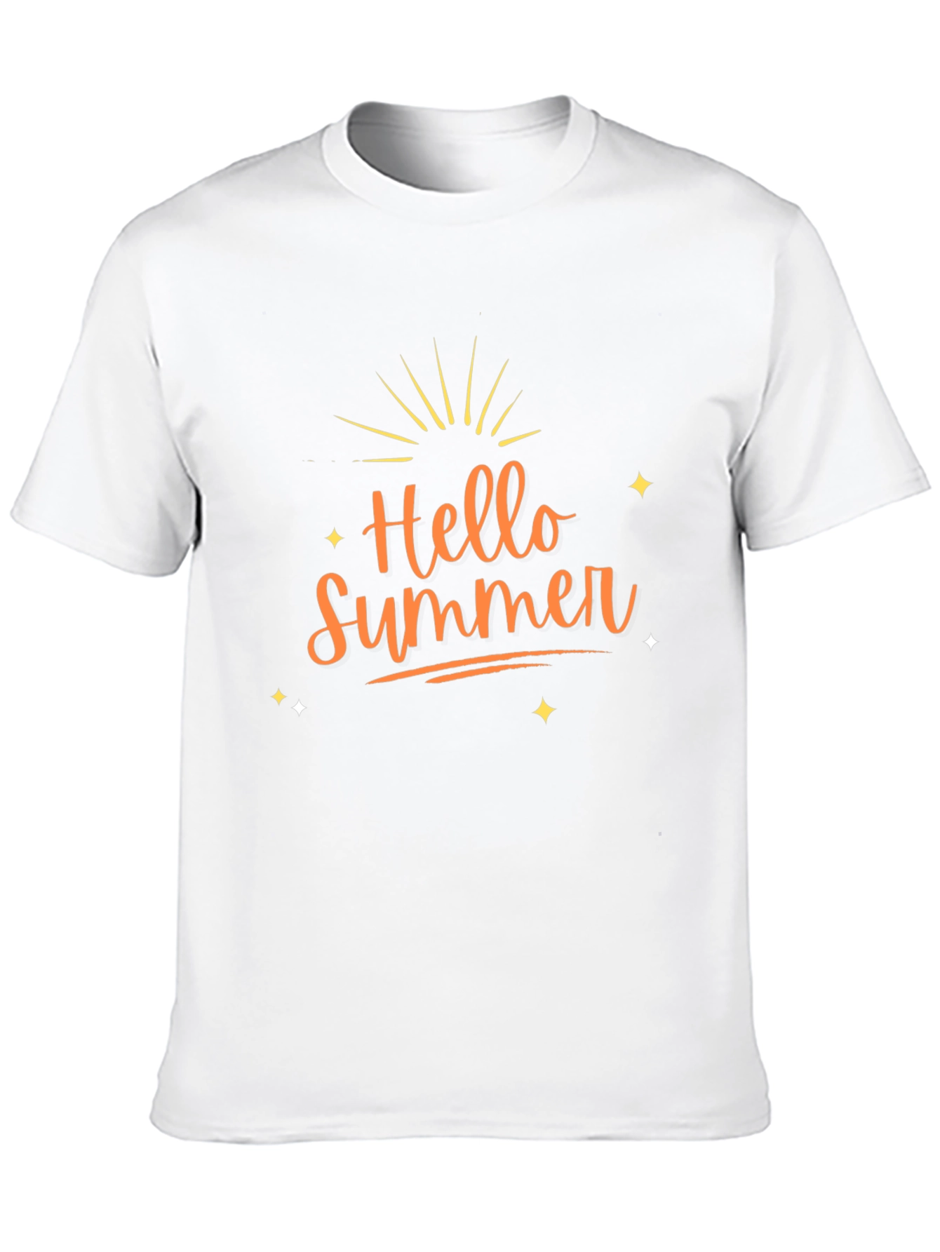 Hello Summer Black T-Shirt