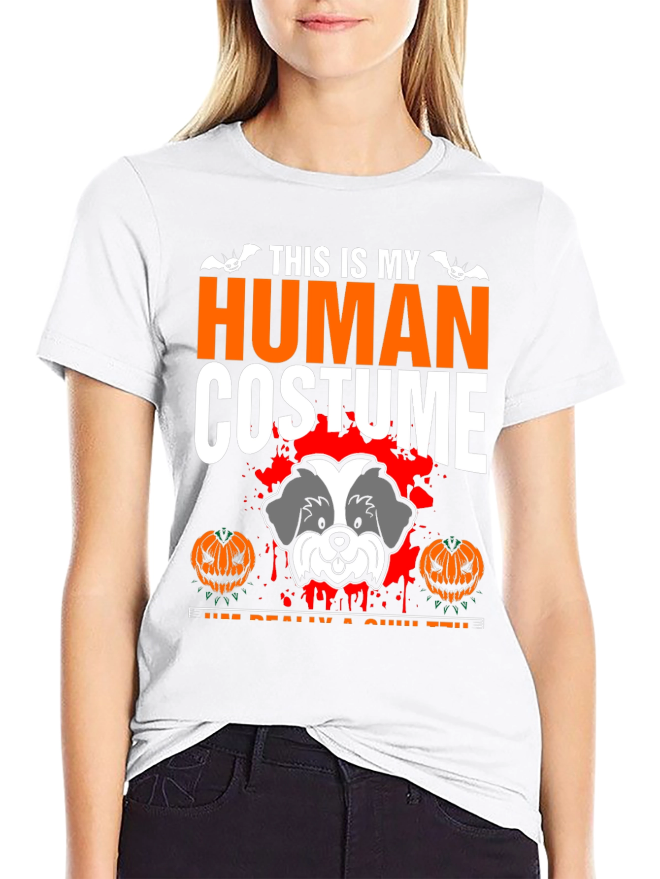 Halloween Dog Costume T-Shirt
