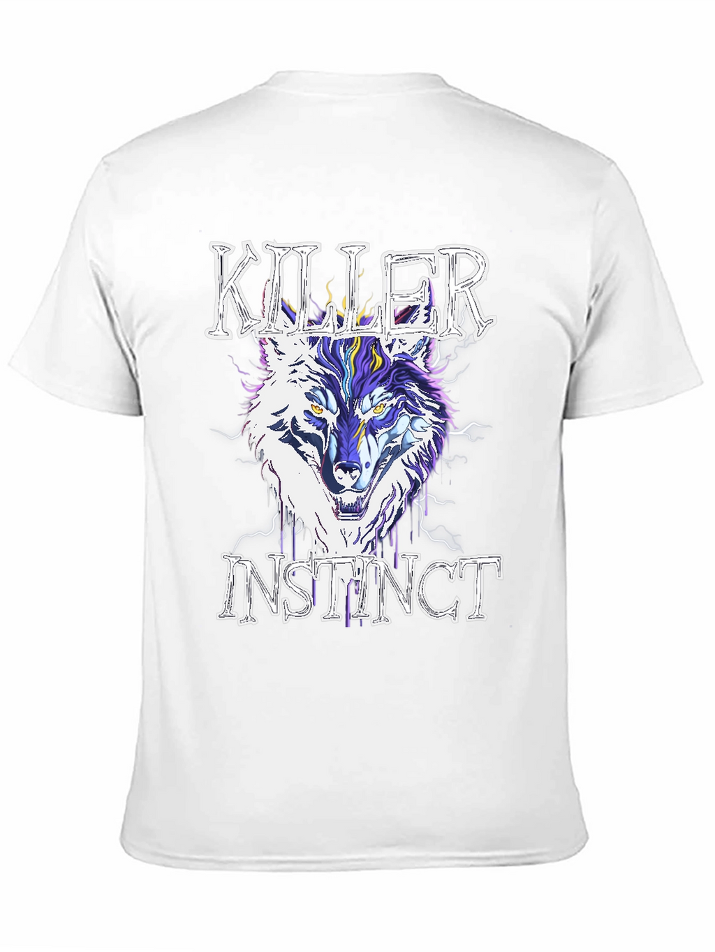 Killer Instinct Wolf Graphic T-Shirt - Stylish Mens Tee