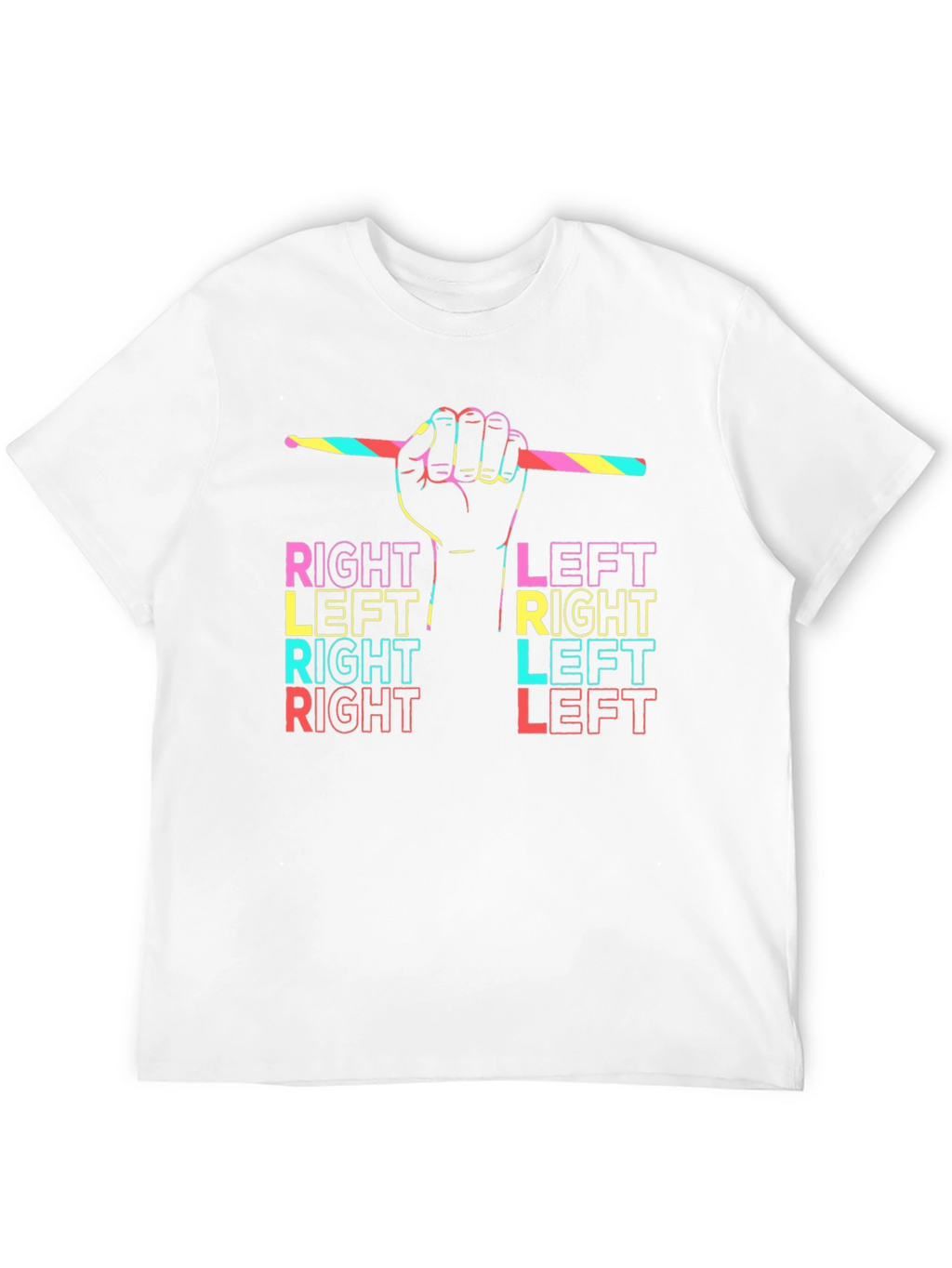 Drummer Right Left T-Shirt - Music Lover Tee