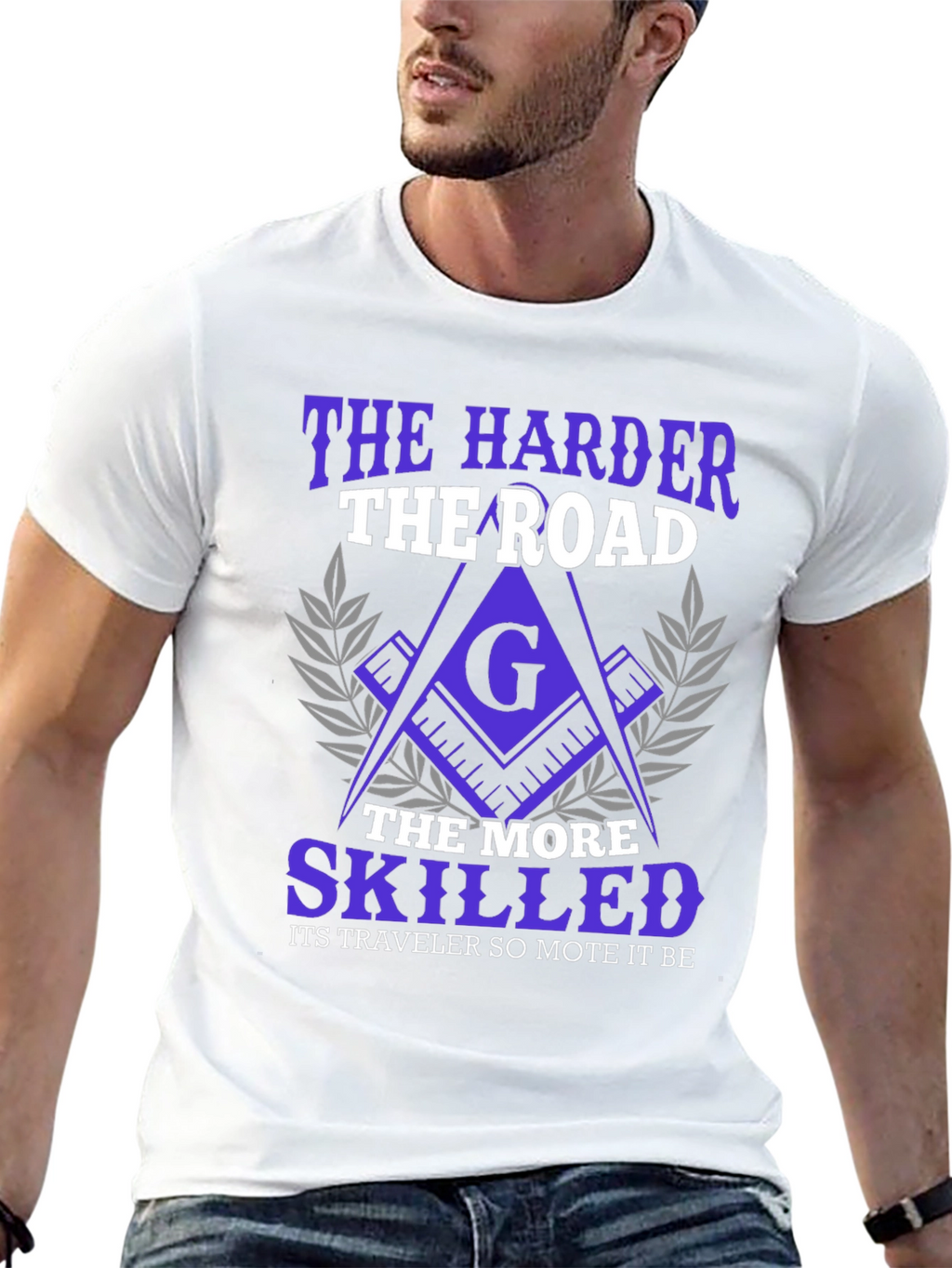The Harder the Road Freemason T-Shirt