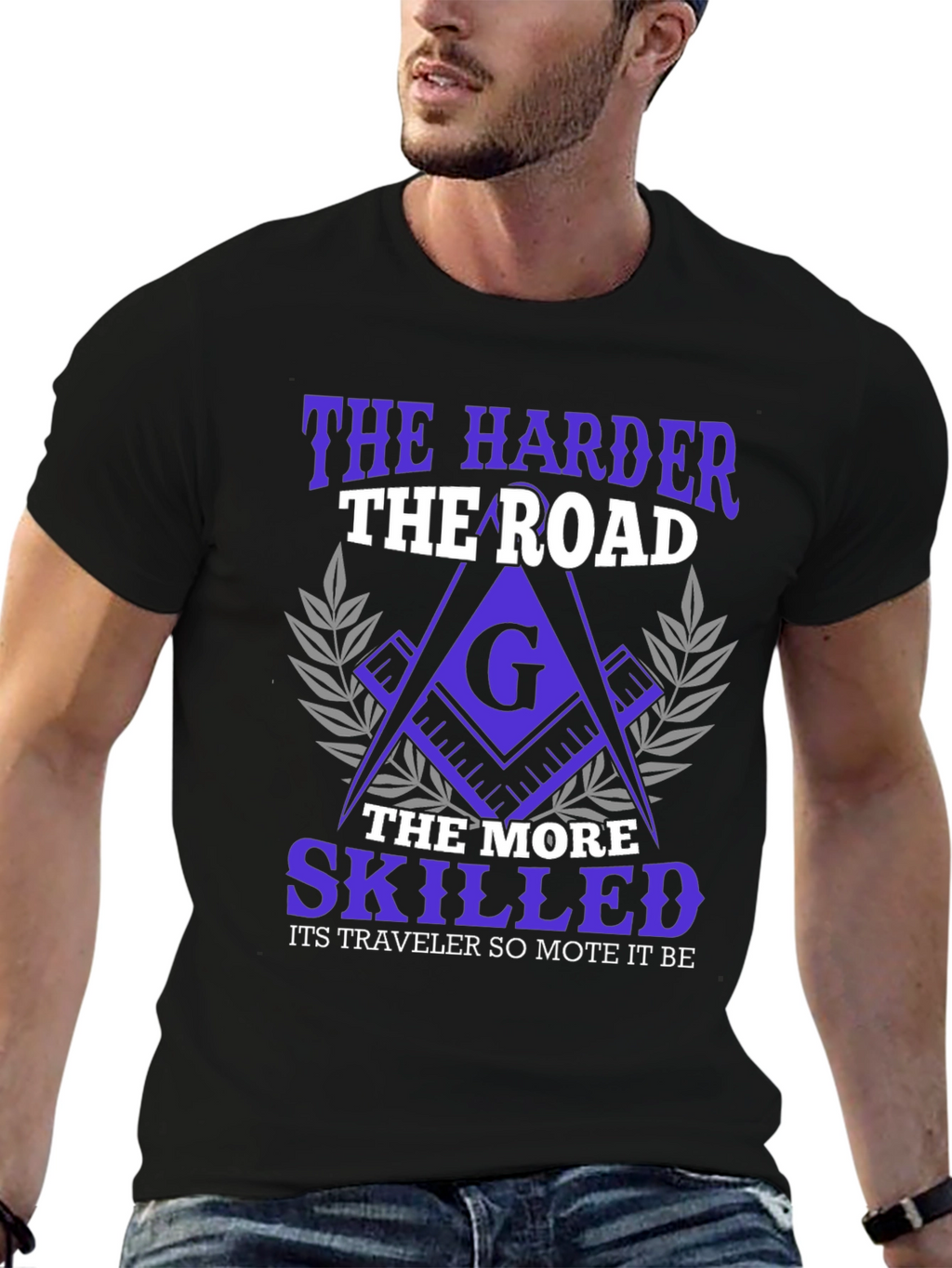The Harder the Road Freemason T-Shirt