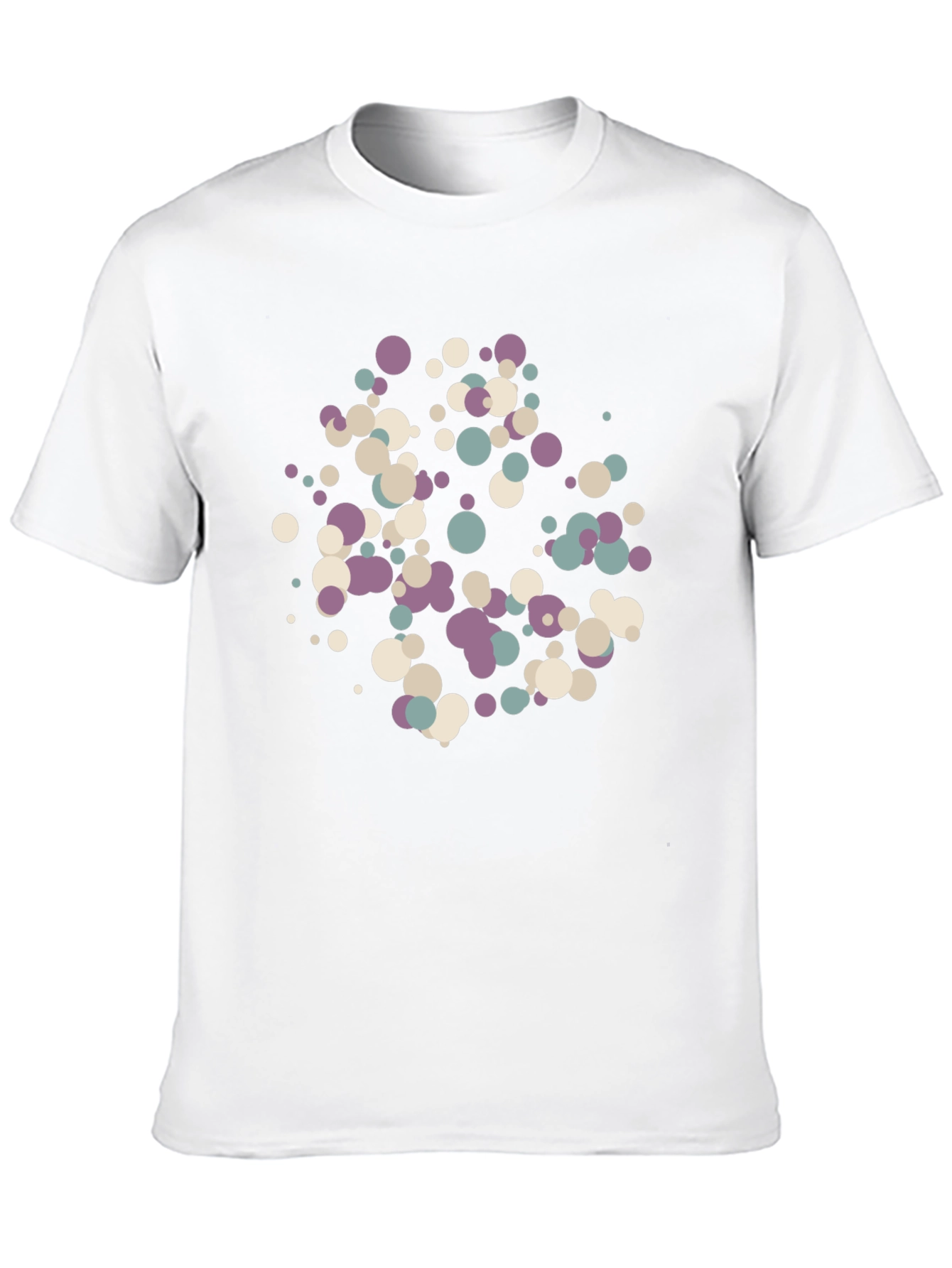 Modern Dots Black T-Shirt