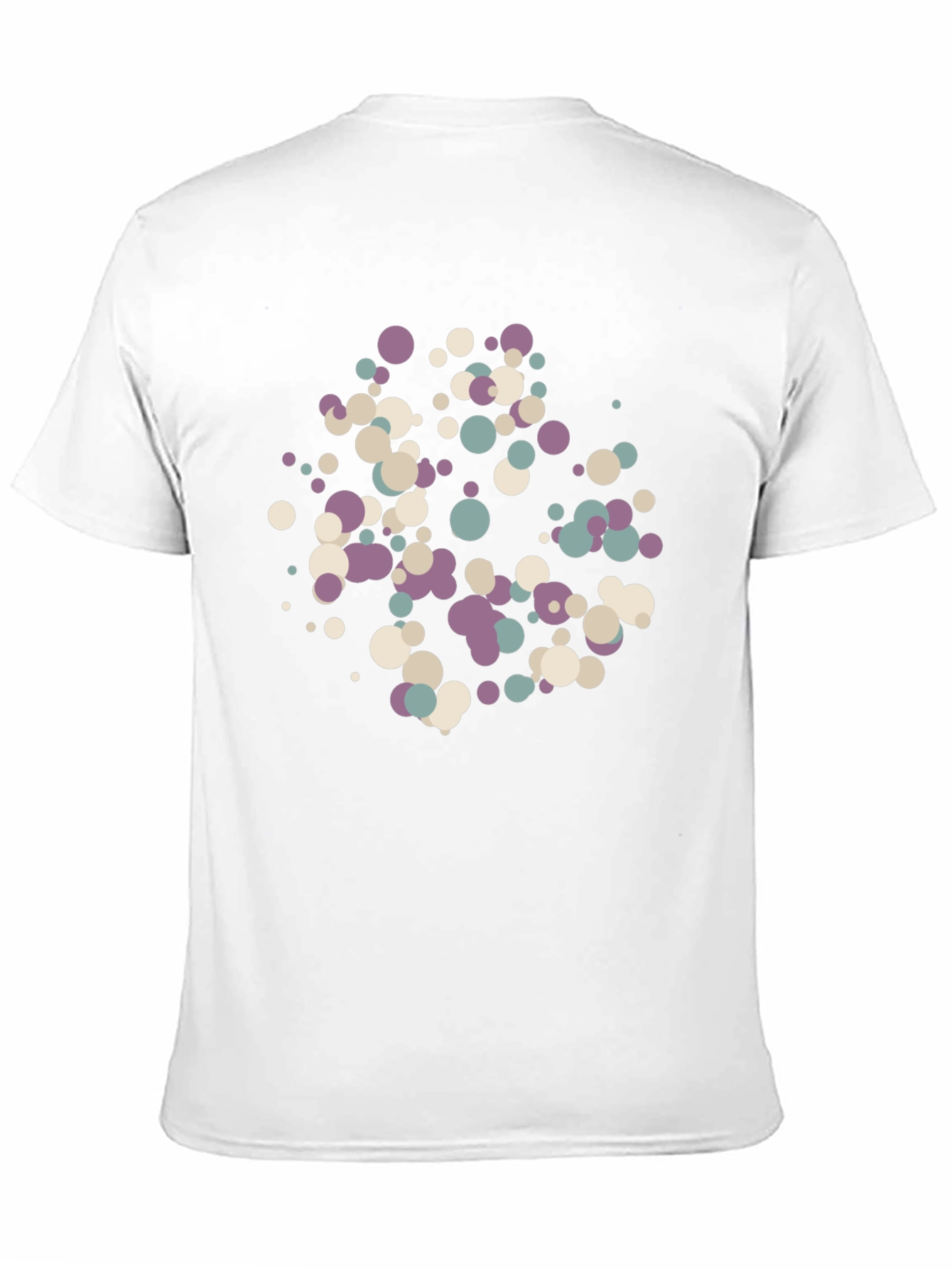 Modern Dots Black T-Shirt
