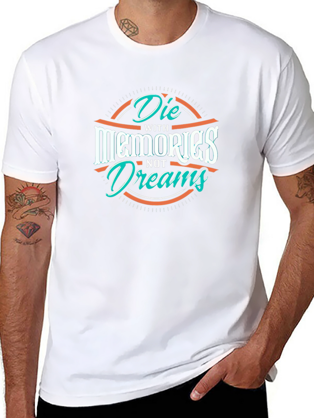 Die With Memories Not Dreams Black Graphic Tee