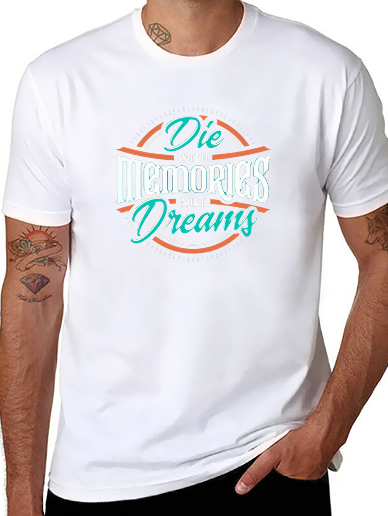 Die With Memories Not Dreams Black Graphic Tee
