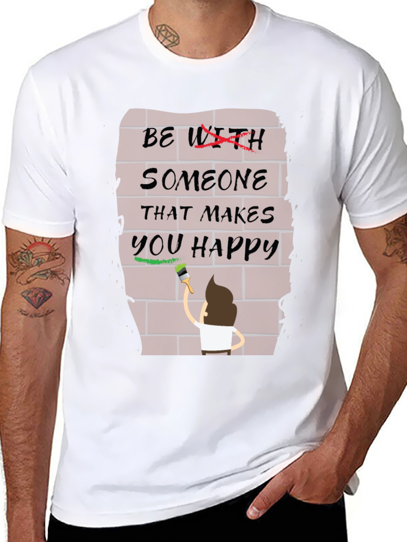 Be With Someone Happy T-Shirt