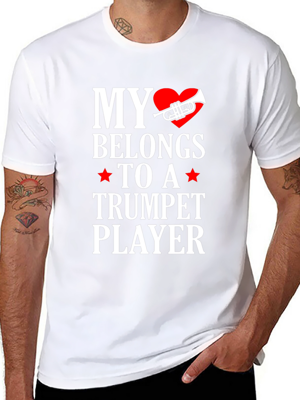 My Heart Belongs to a Trumpet Player T-Shirt