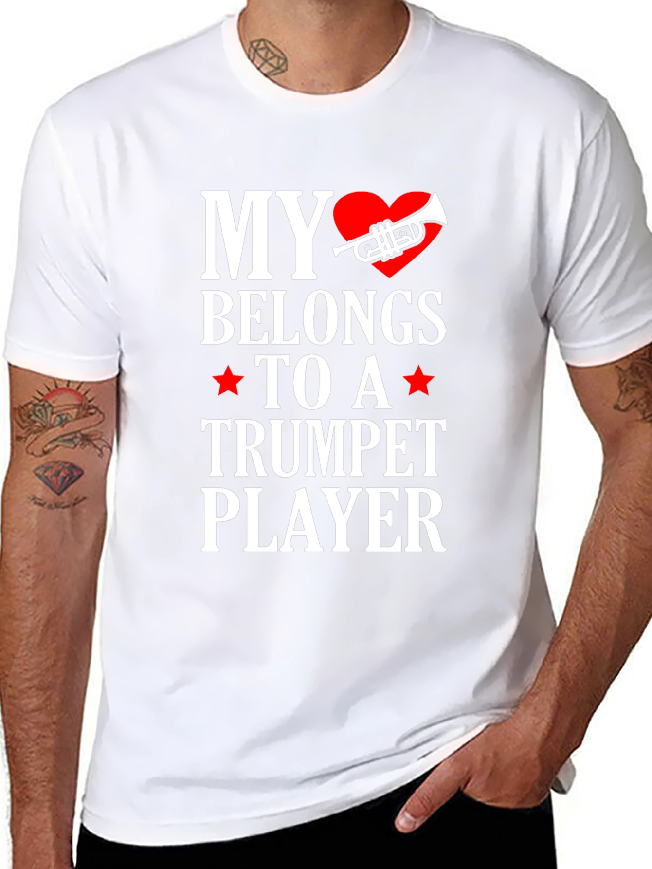 My Heart Belongs to a Trumpet Player T-Shirt