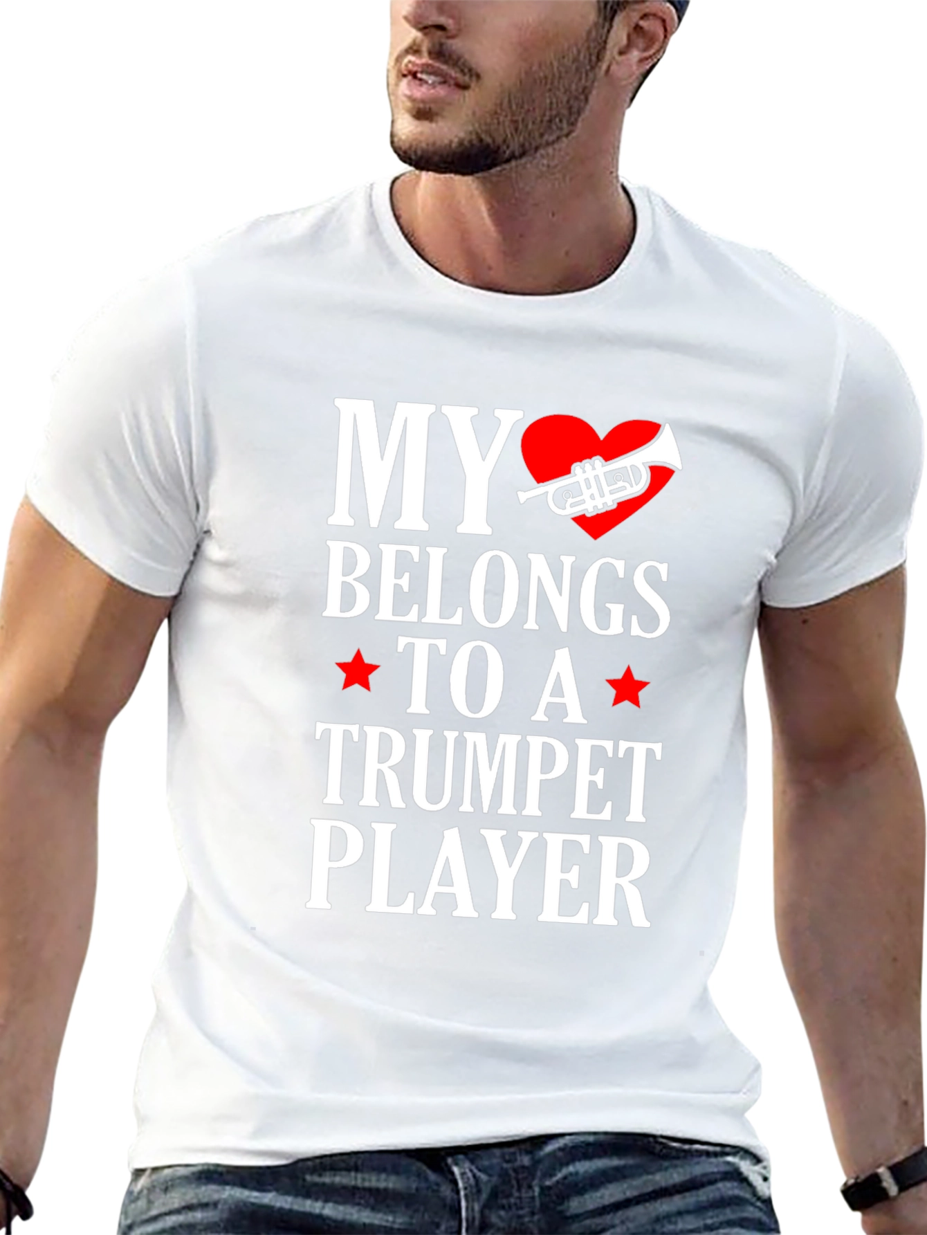 My Heart Belongs to a Trumpet Player T-Shirt