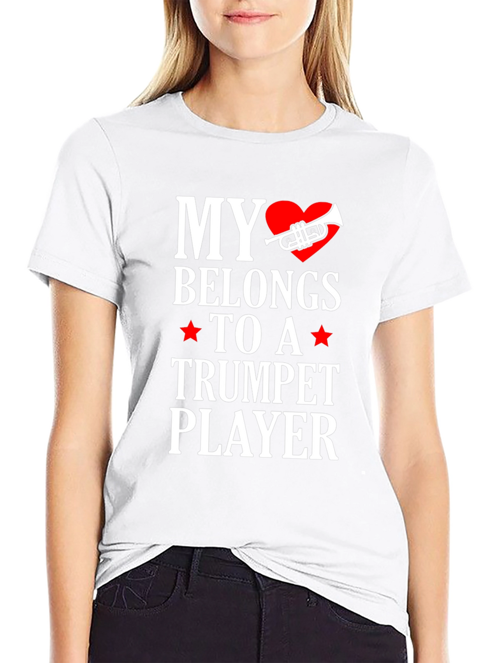 My Heart Belongs to a Trumpet Player T-Shirt