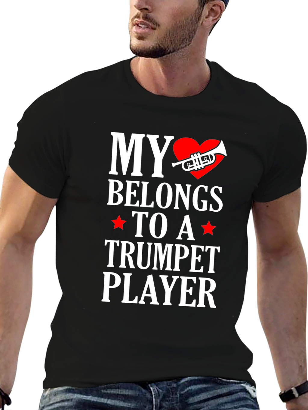 My Heart Belongs to a Trumpet Player T-Shirt