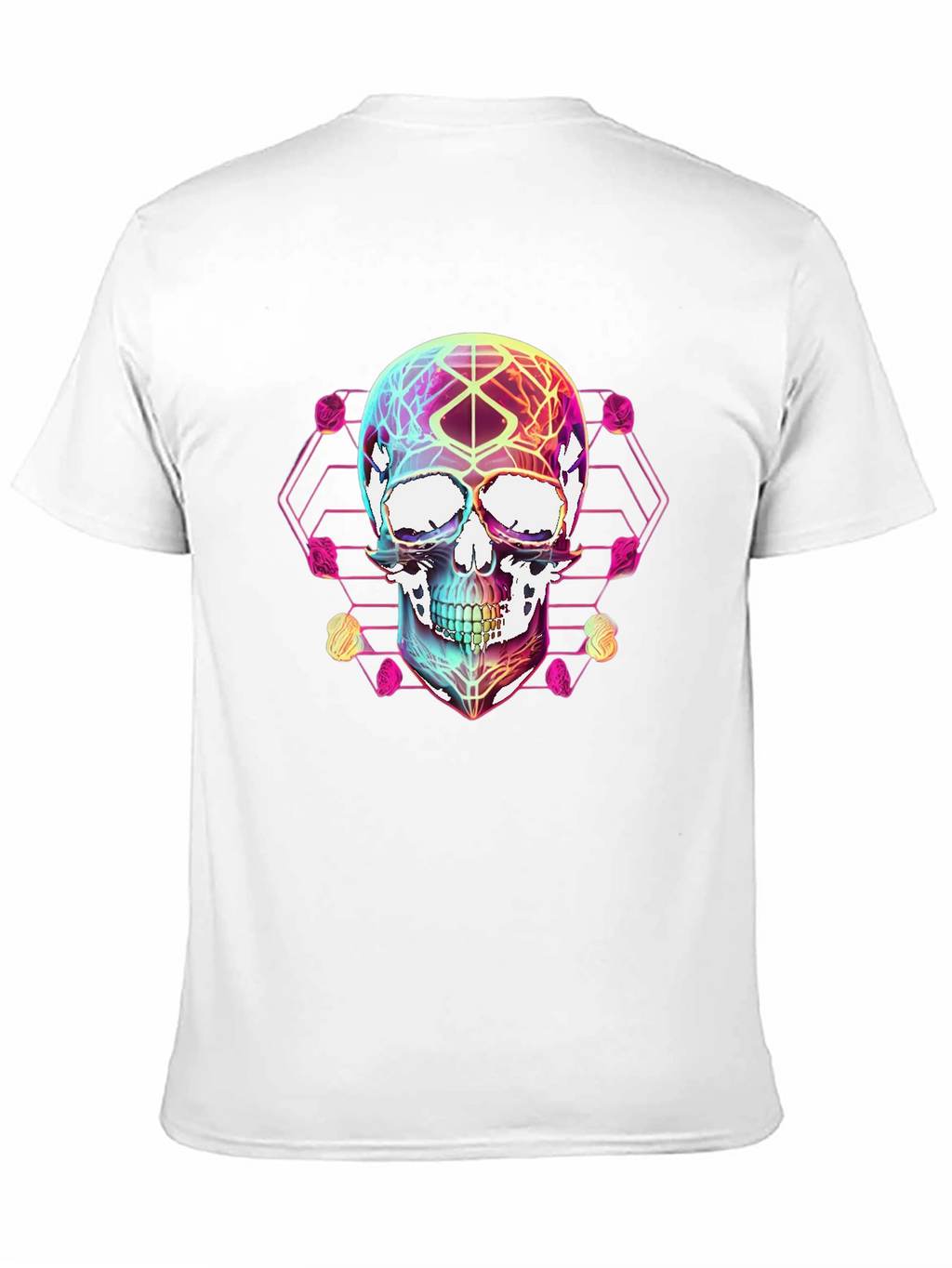 Geometric Skull Graphic T-Shirt