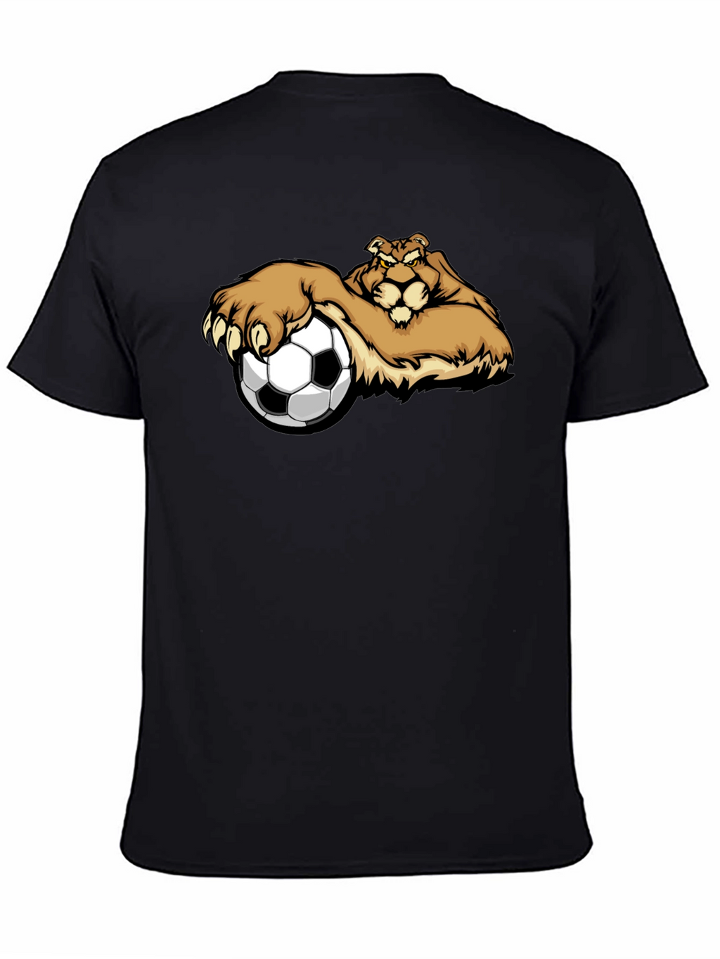 Lion Soccer T-Shirt - Unique Graphic Tee
