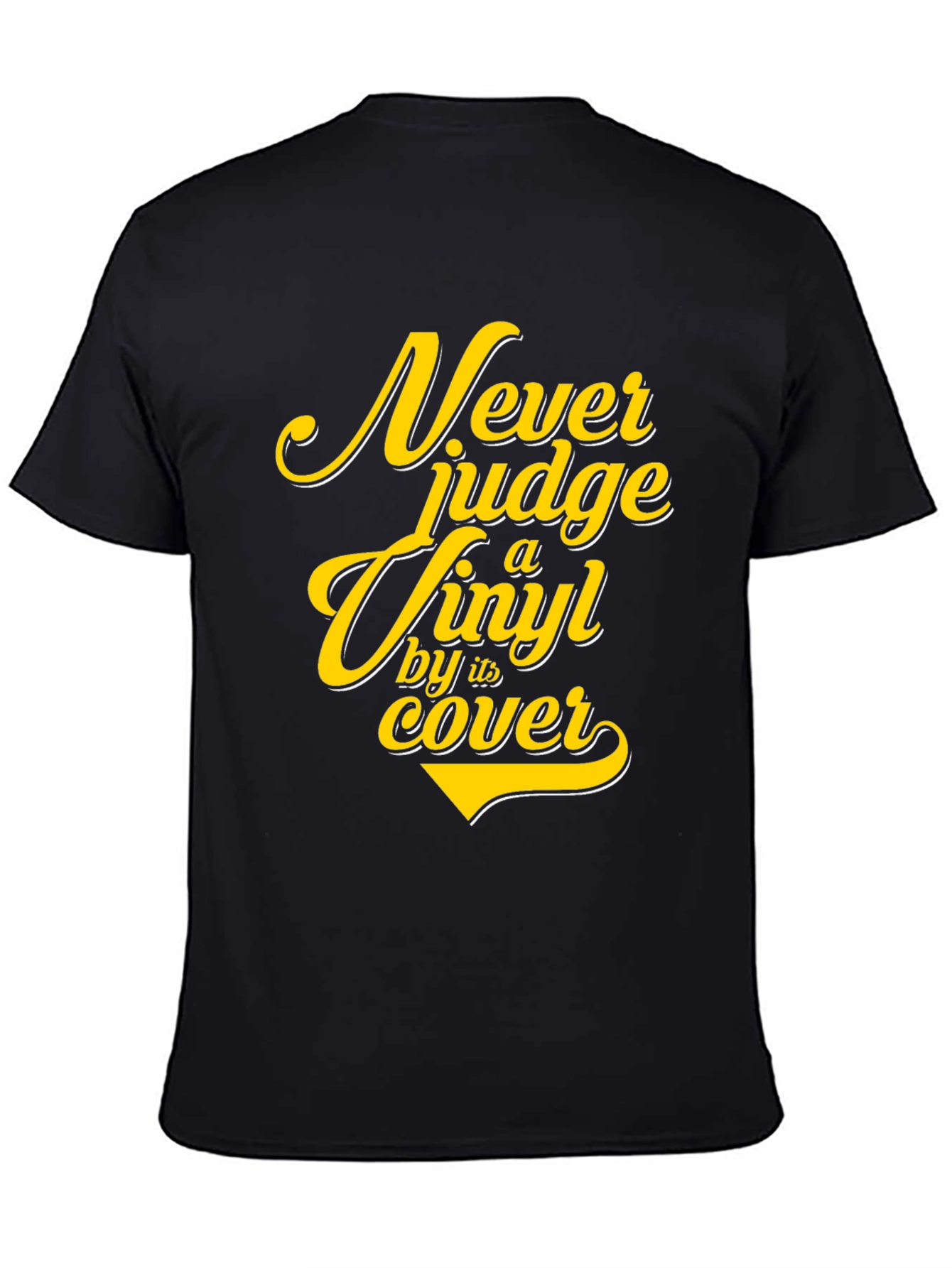 Vinyl Lovers Tee: Never Judge a Vinyl by its Cover T-Shirt