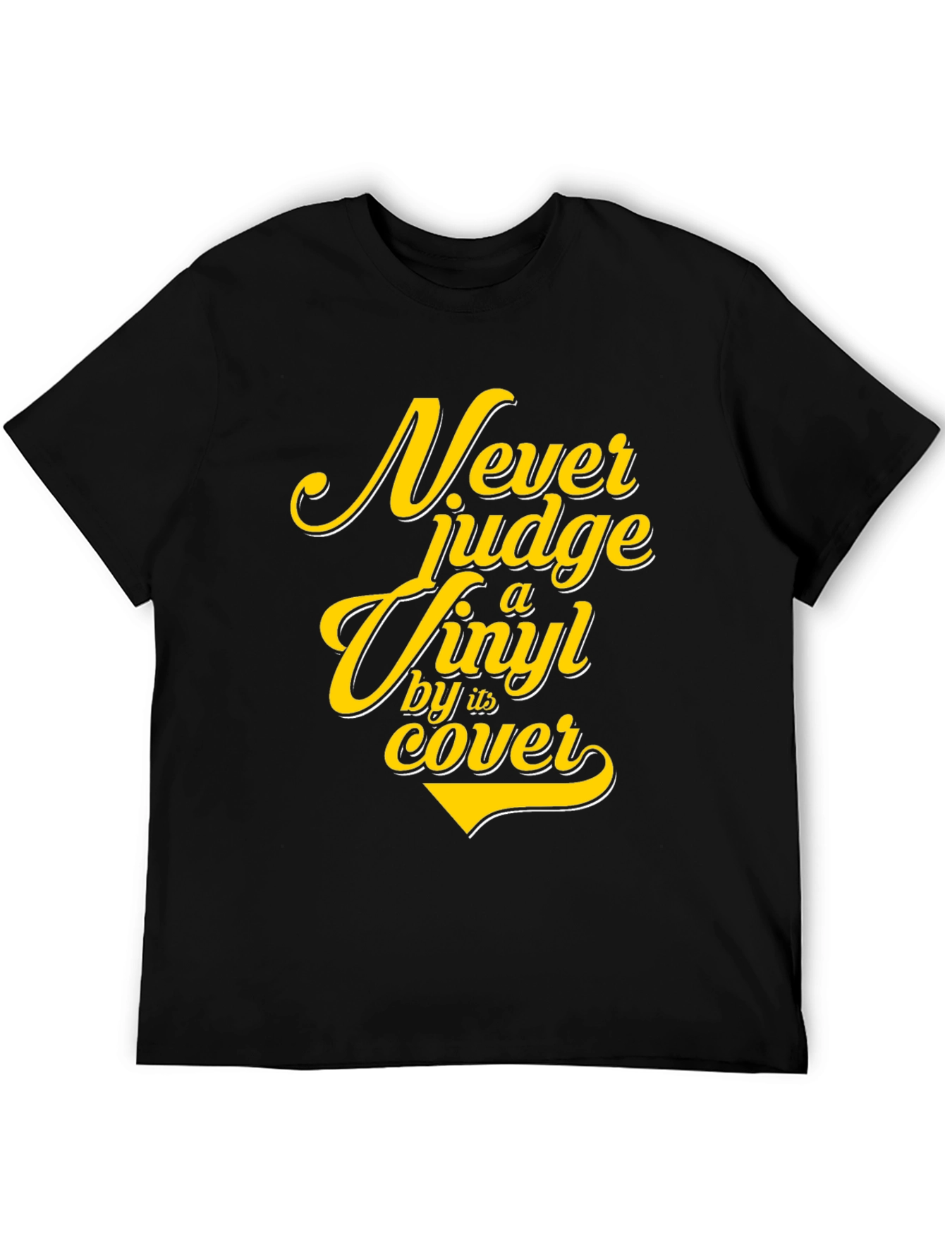 Vinyl Lovers Tee: Never Judge a Vinyl by its Cover T-Shirt
