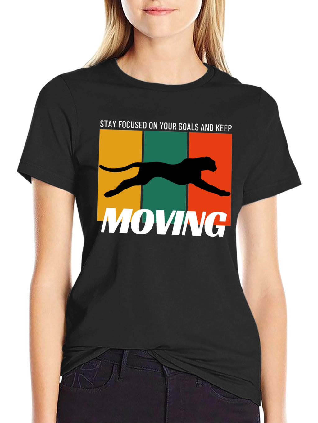 Motivational Panther Graphic Tee