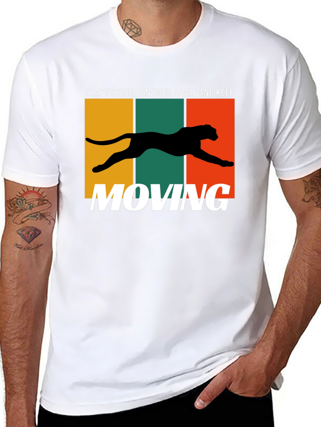 Motivational Panther Graphic Tee