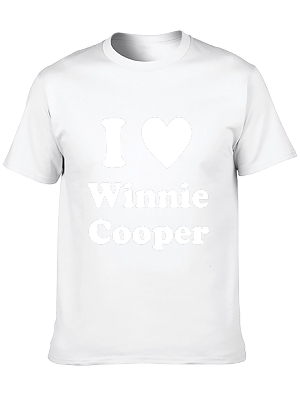 I Heart Winnie Cooper Black T-Shirt