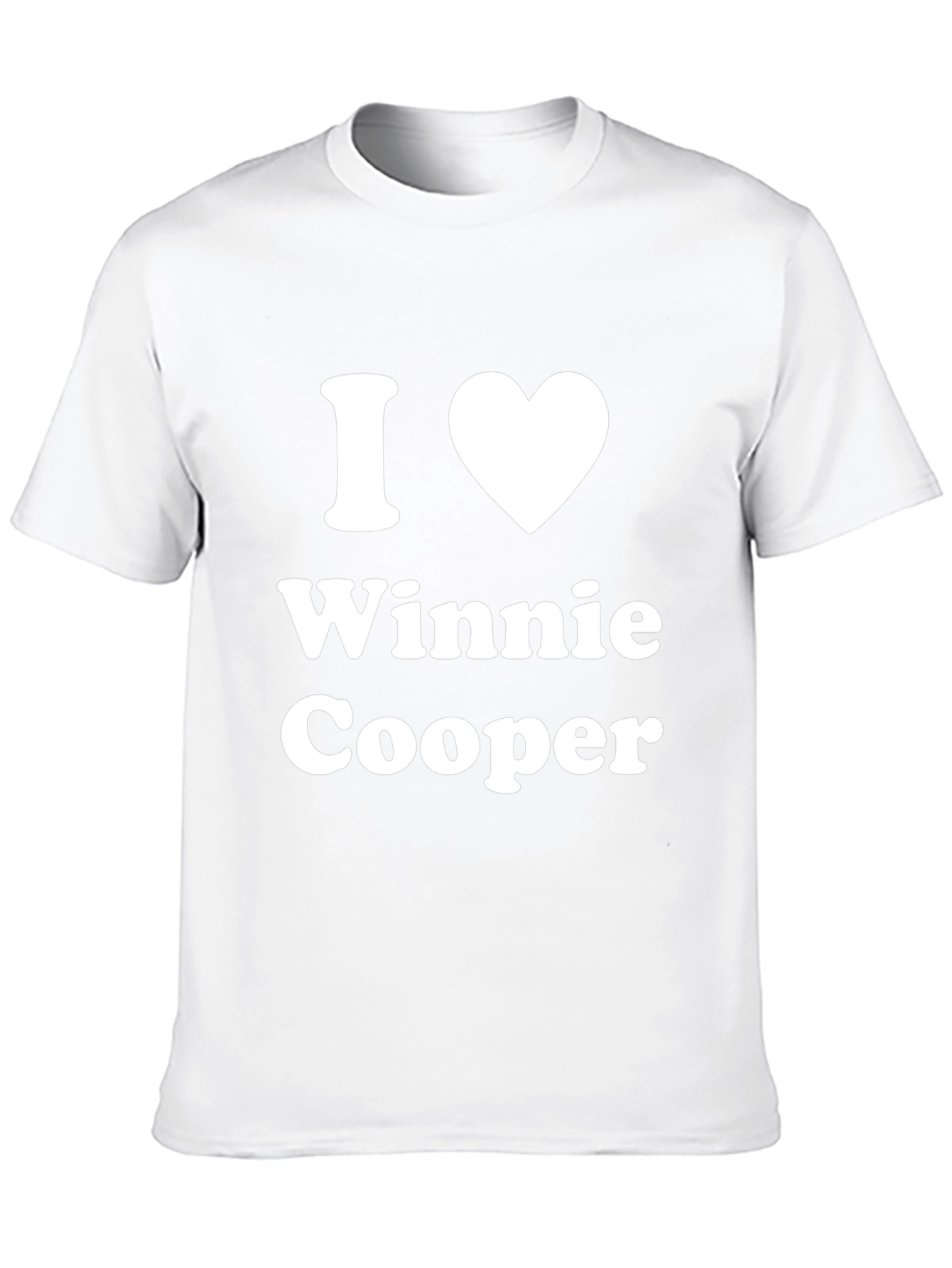 I Heart Winnie Cooper Black T-Shirt