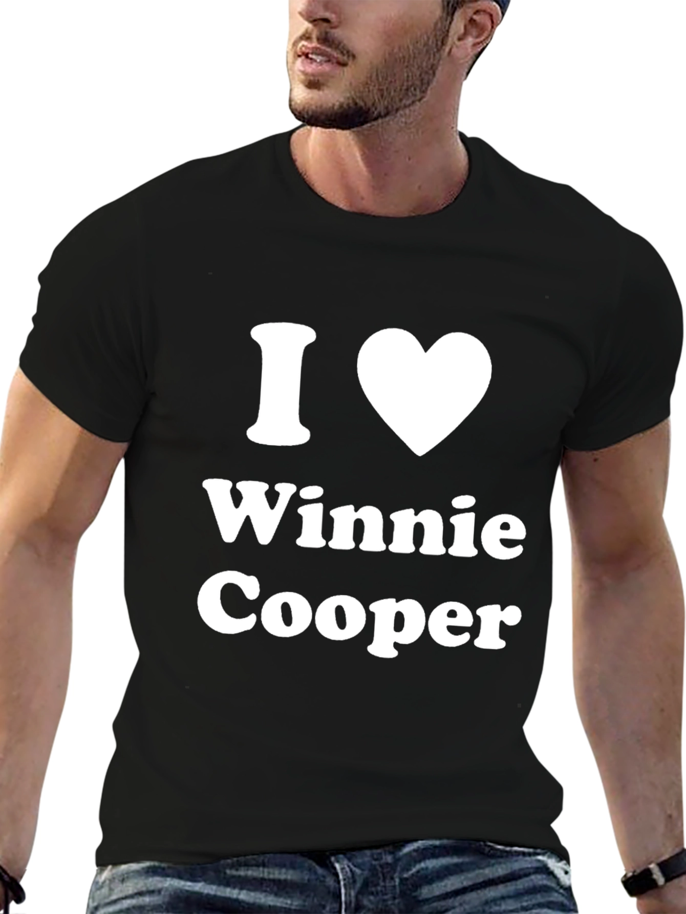 I Heart Winnie Cooper Black T-Shirt
