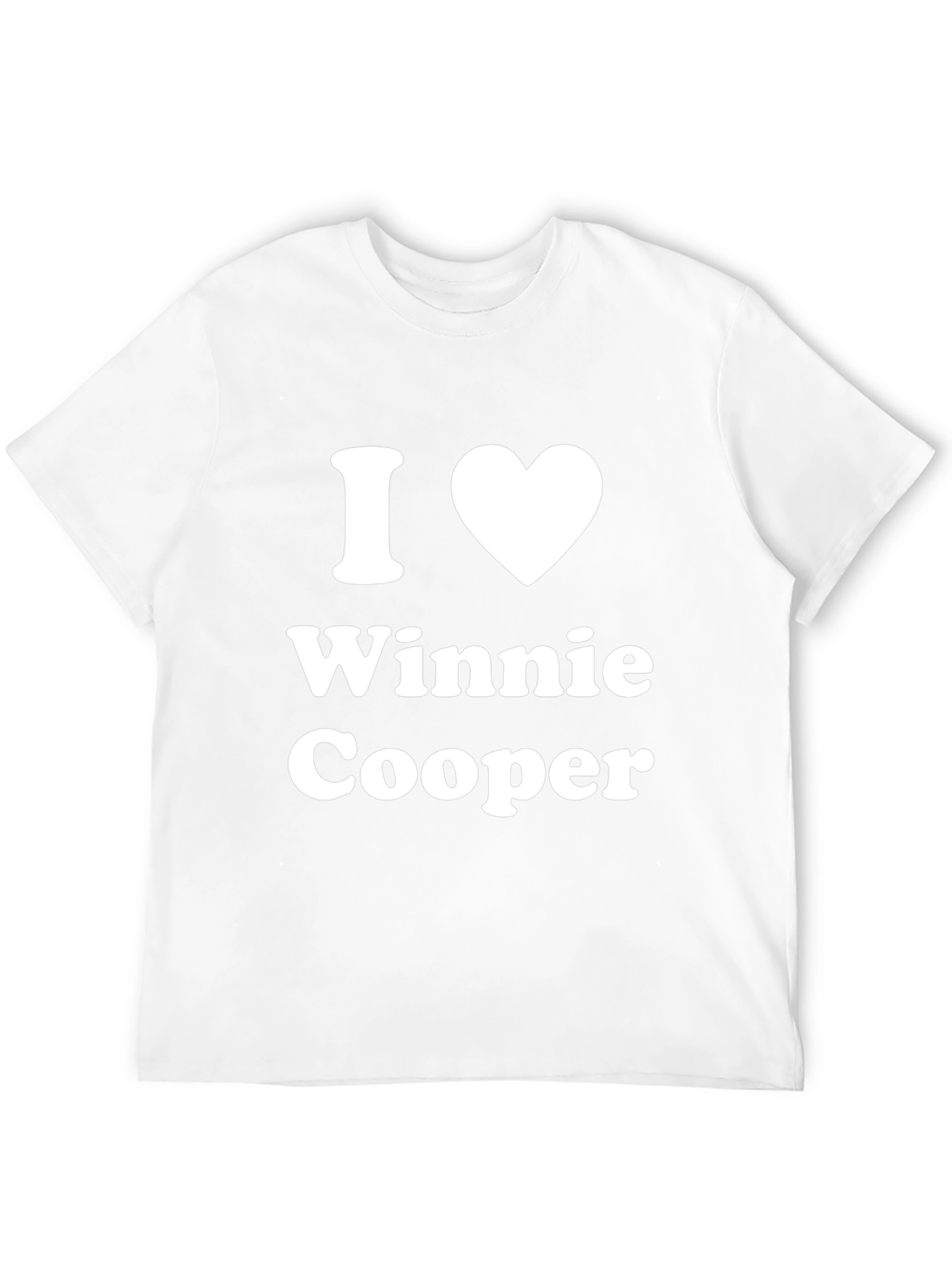 I Heart Winnie Cooper Black T-Shirt