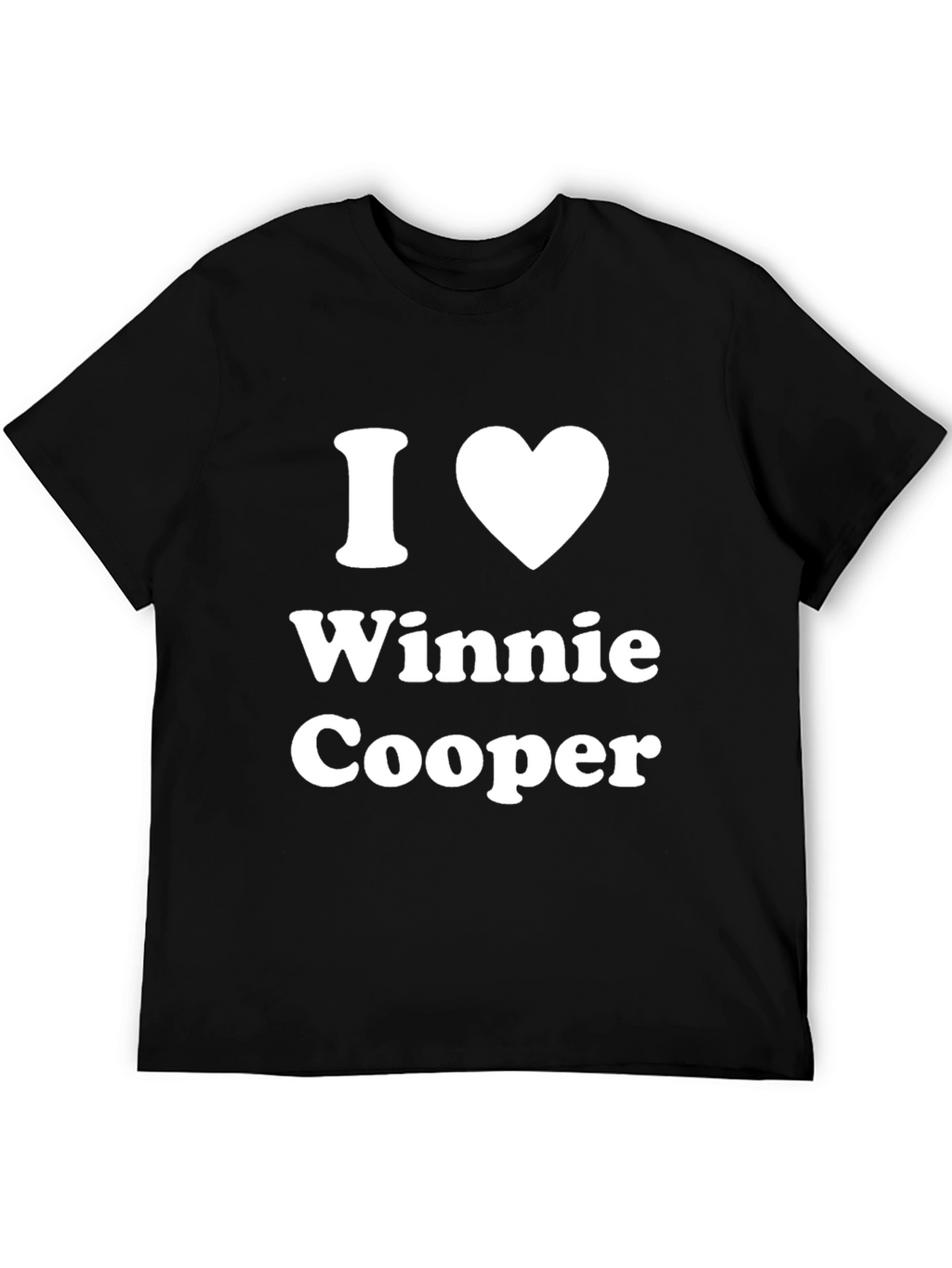 I Heart Winnie Cooper Black T-Shirt