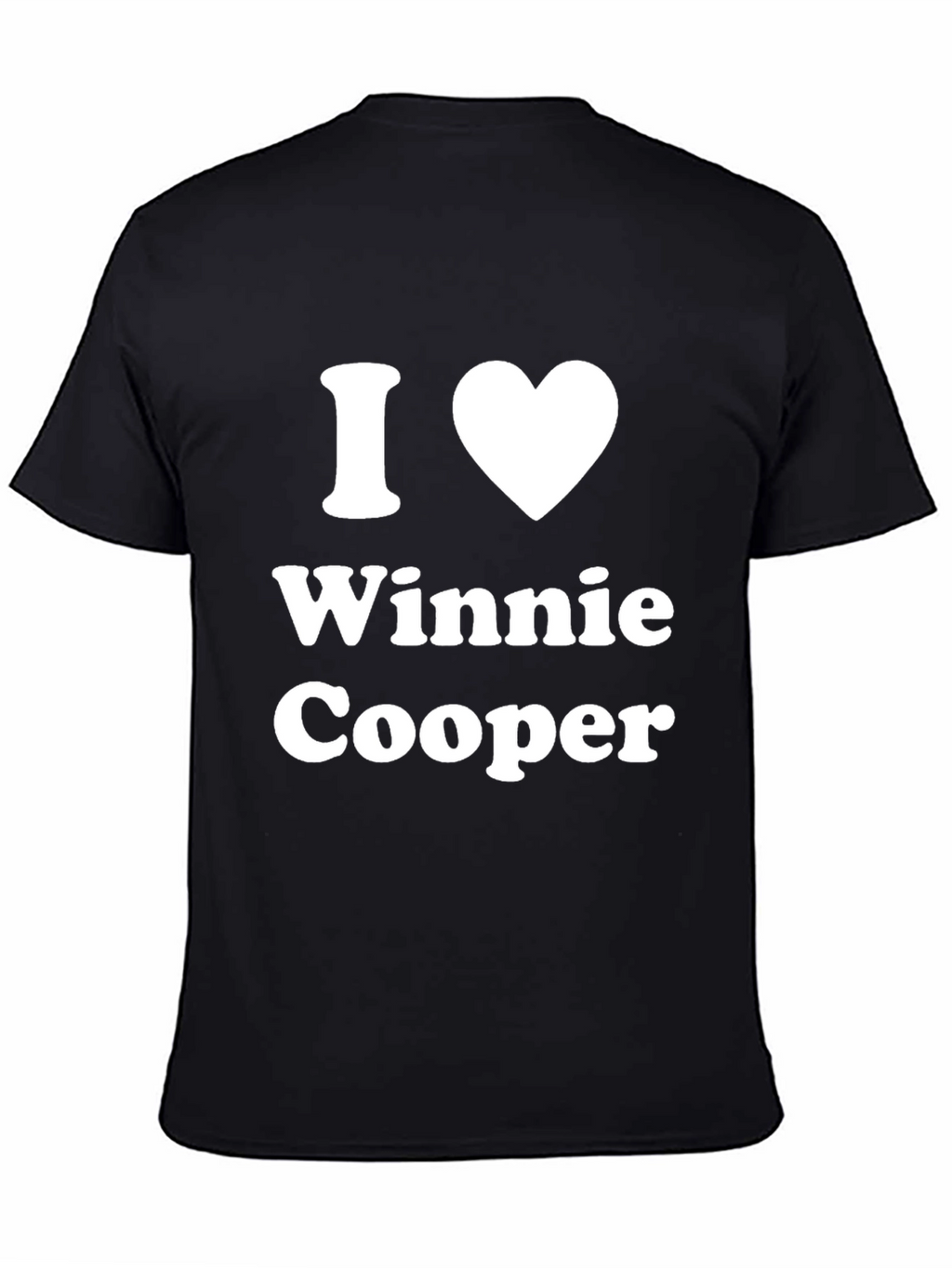 I Heart Winnie Cooper Black T-Shirt
