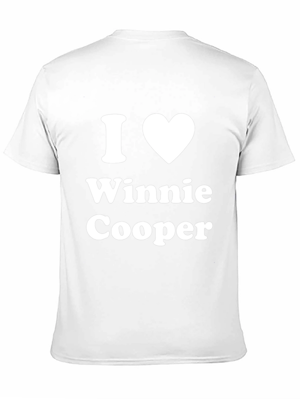 I Heart Winnie Cooper Black T-Shirt