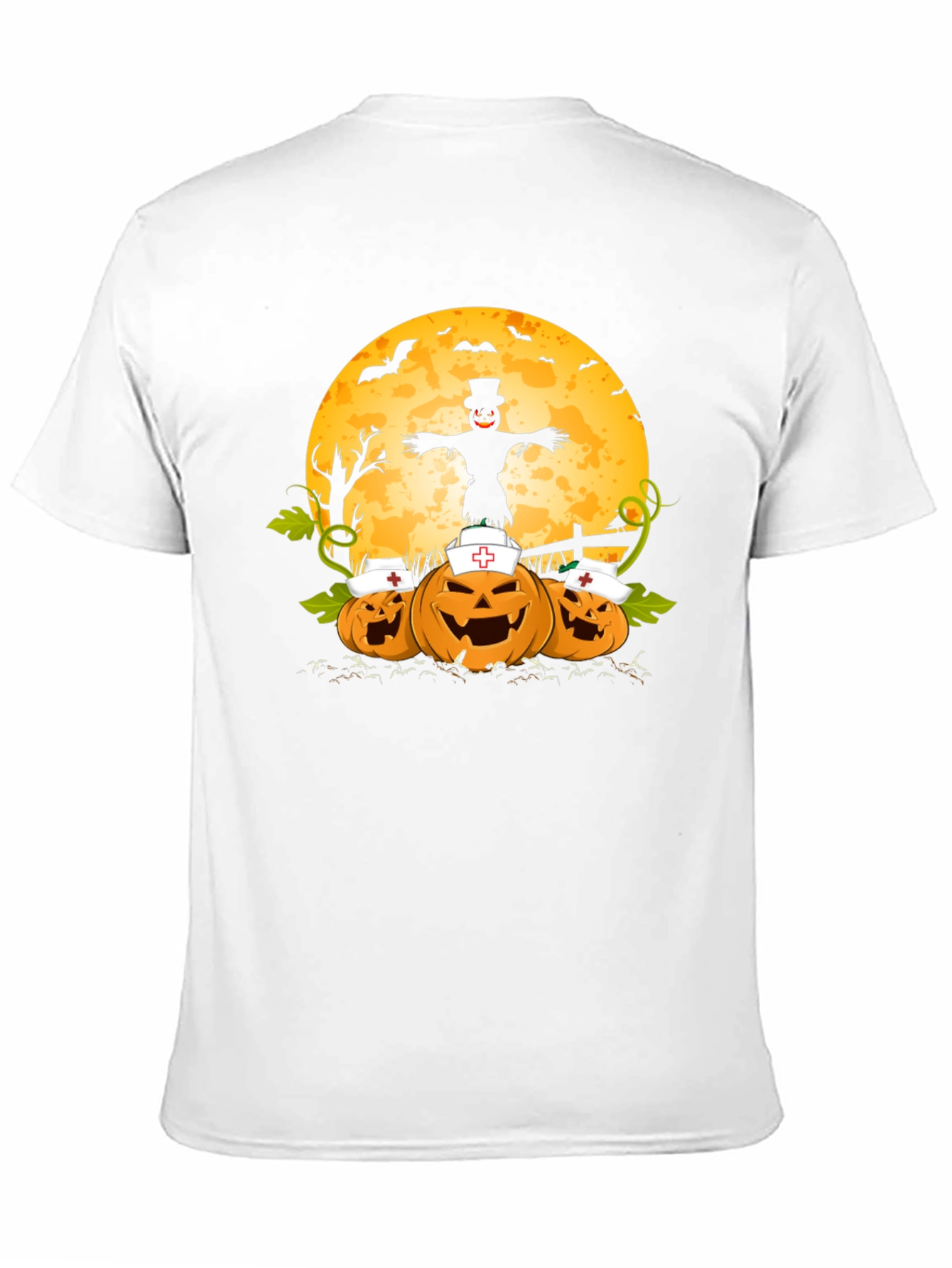 Halloween Nurse Pumpkins T-Shirt