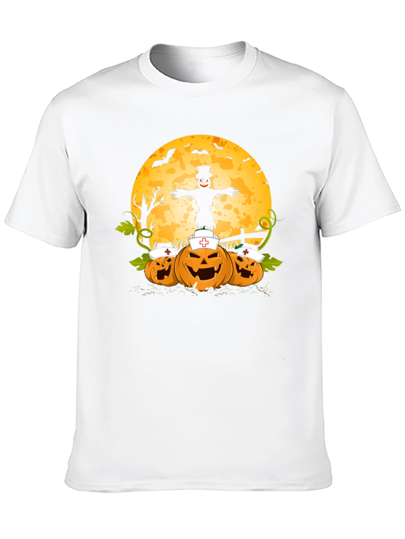 Halloween Nurse Pumpkins T-Shirt